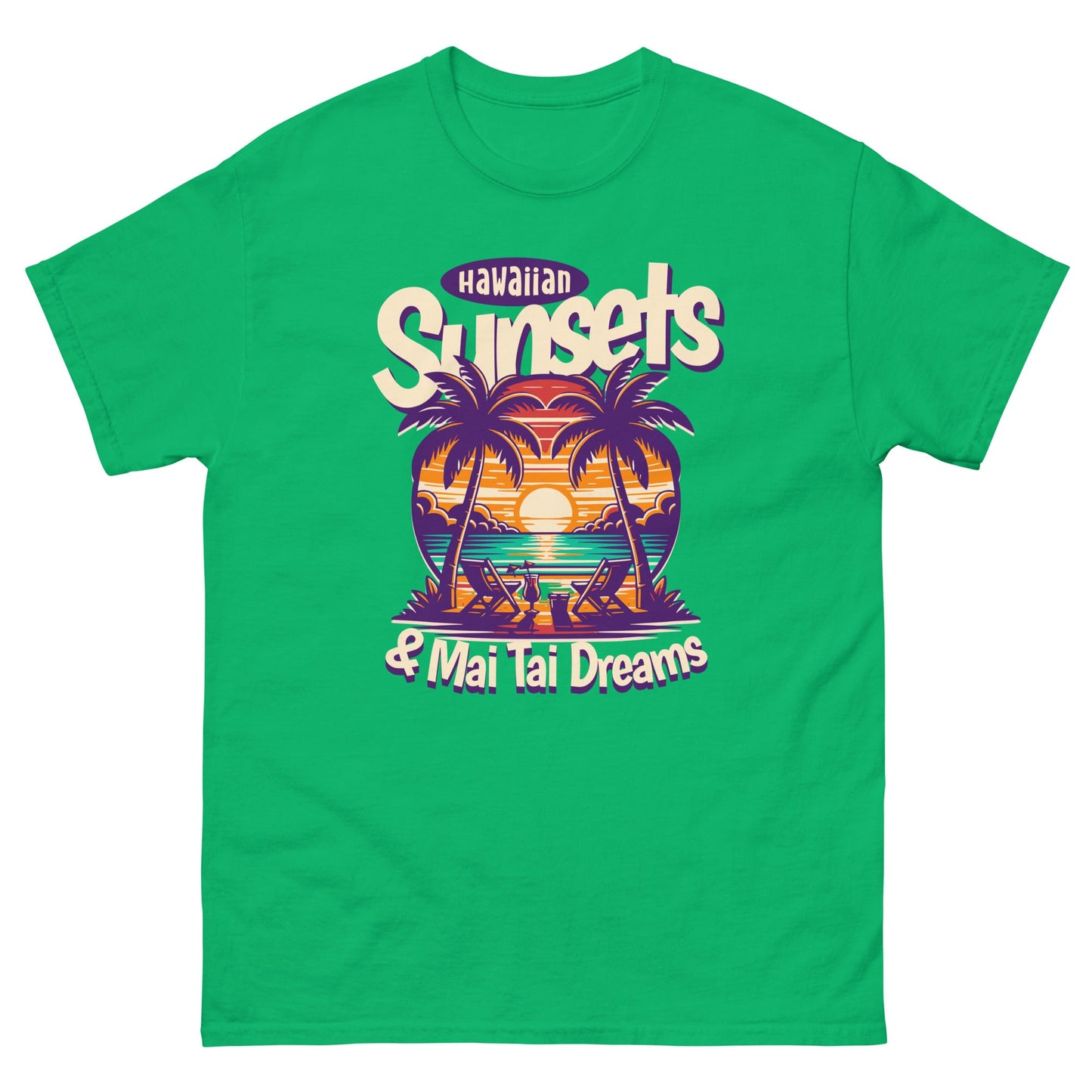 Hawaiian Sunsets Men's classic tee - Elevaleaf -