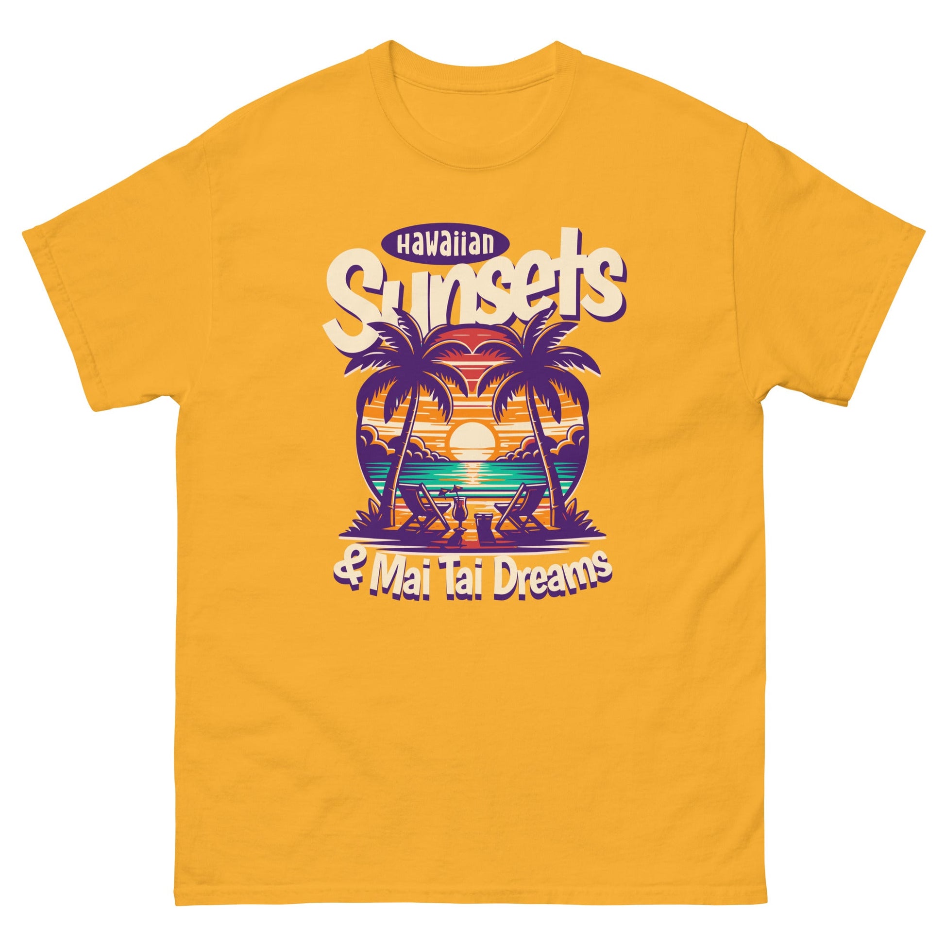 Hawaiian Sunsets Men's classic tee - Elevaleaf -