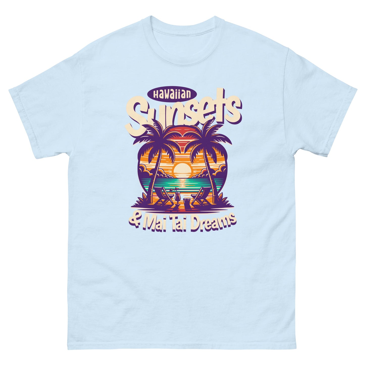 Hawaiian Sunsets Men's classic tee - Elevaleaf -