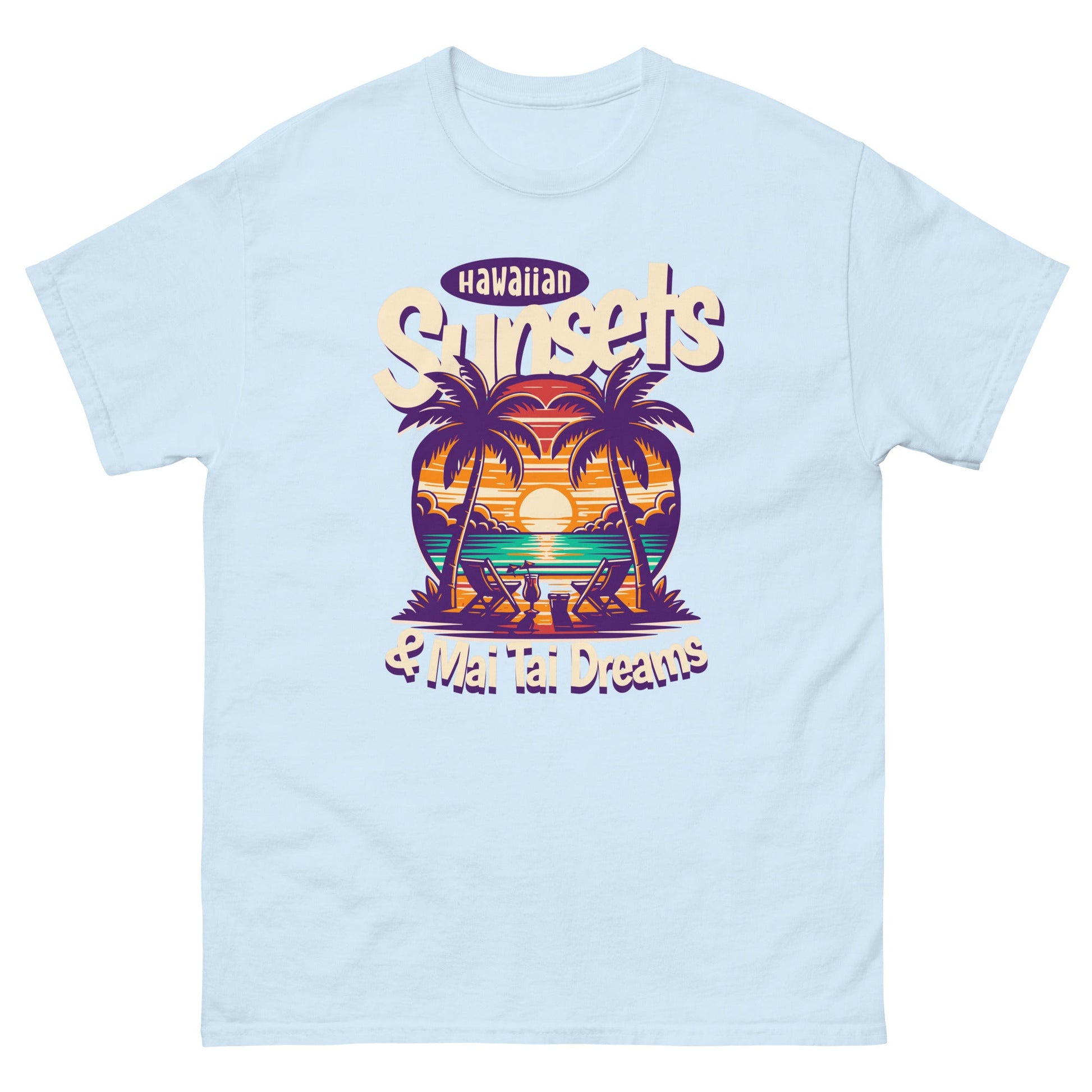 Hawaiian Sunsets Men's classic tee - Elevaleaf -