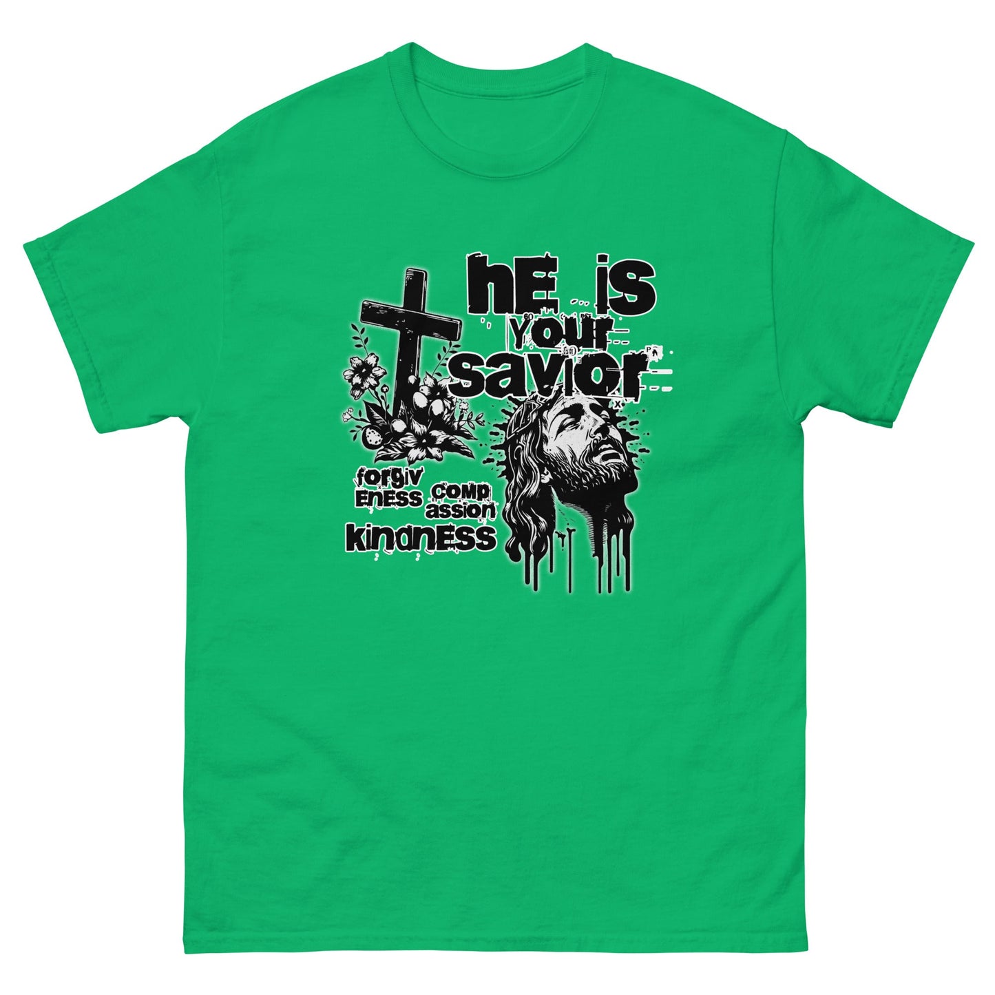 He is Your Savior Men's classic tee - Elevaleaf -