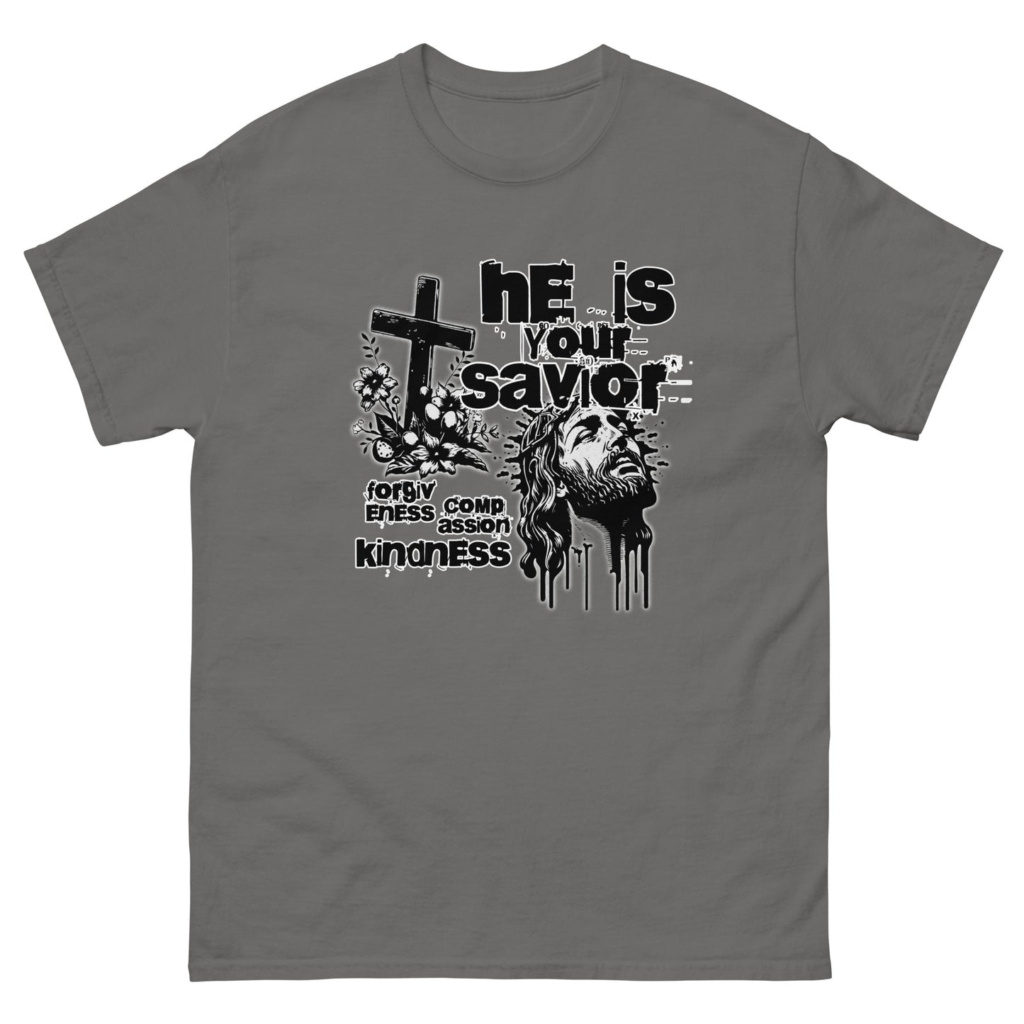 He is Your Savior Men's classic tee - Elevaleaf -