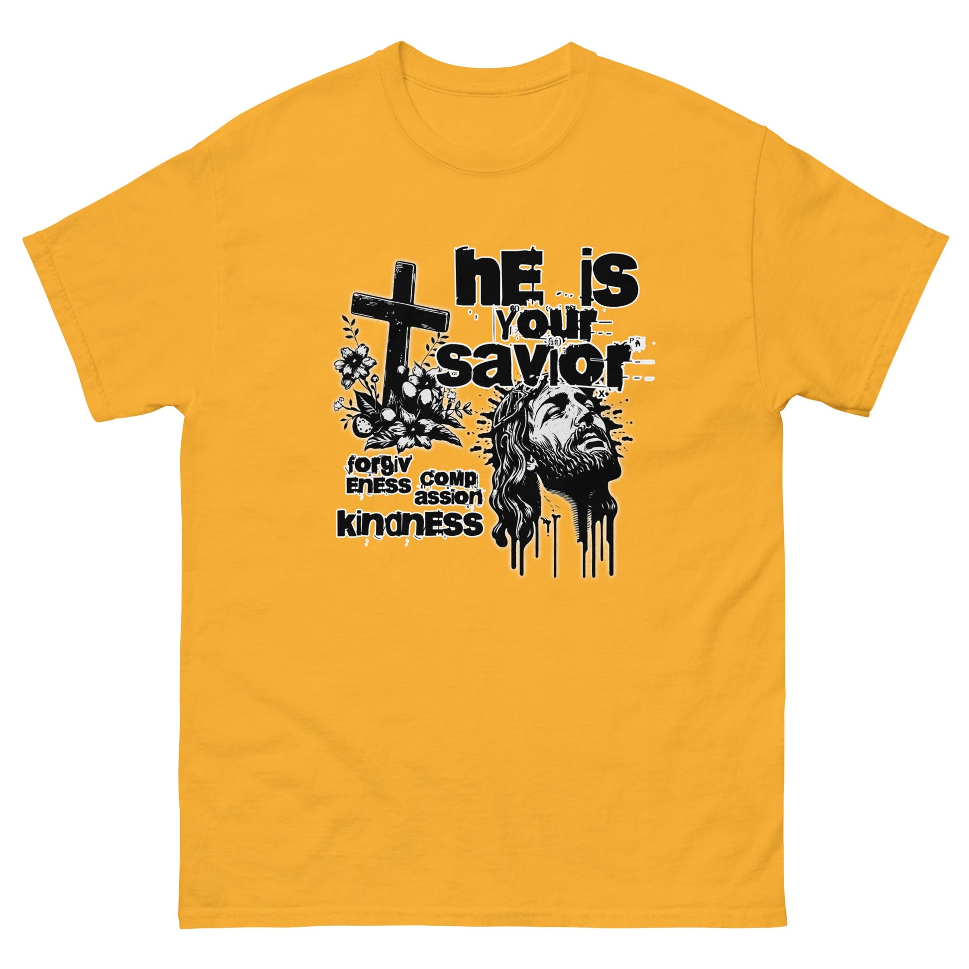 He is Your Savior Men's classic tee - Elevaleaf -
