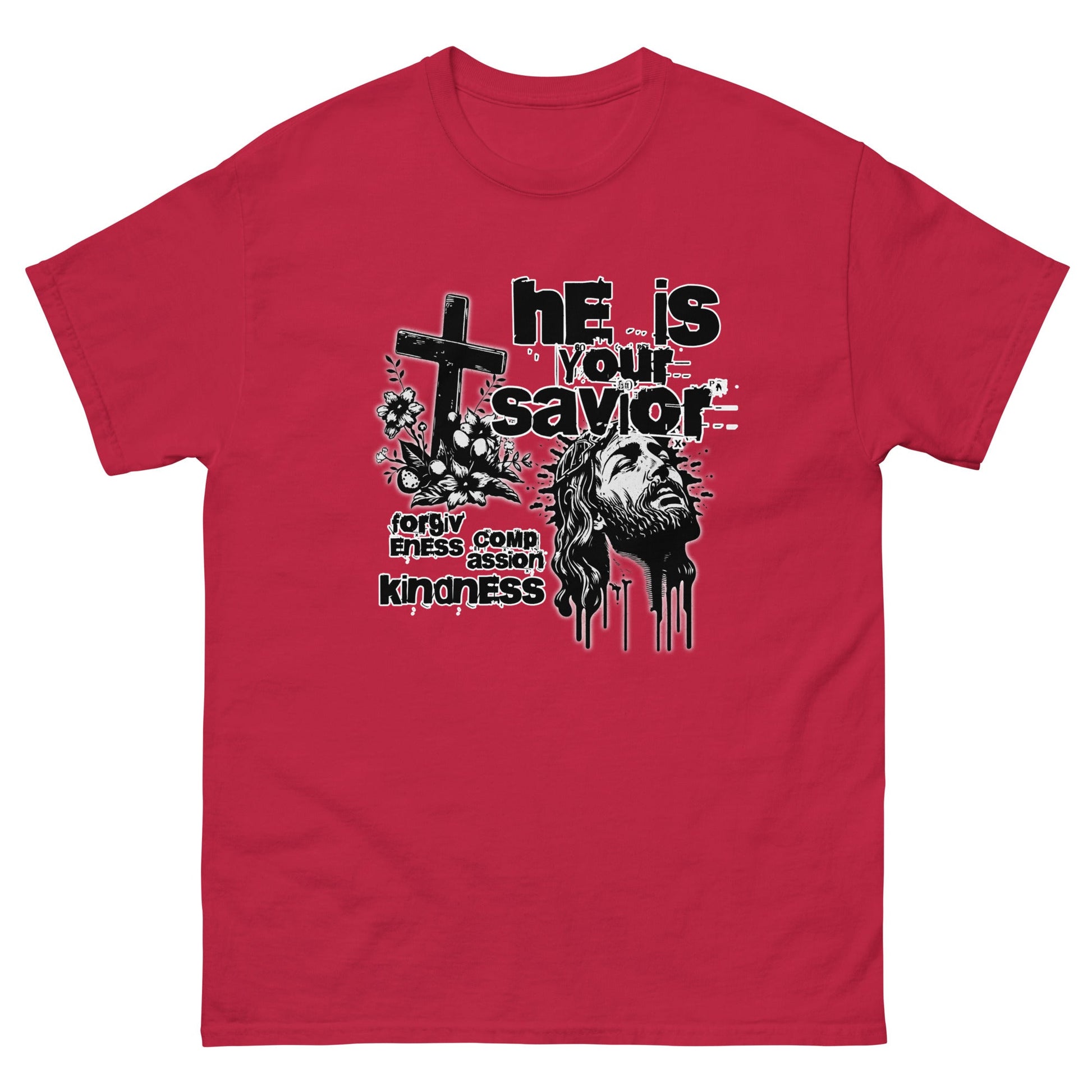 He is Your Savior Men's classic tee - Elevaleaf -