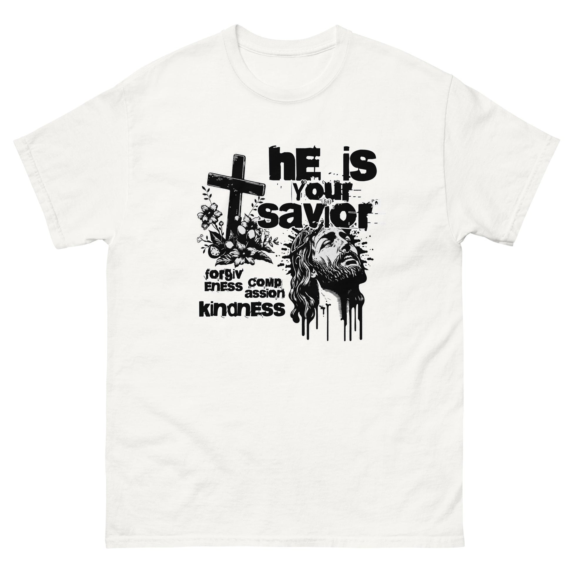He is Your Savior Men's classic tee - Elevaleaf -