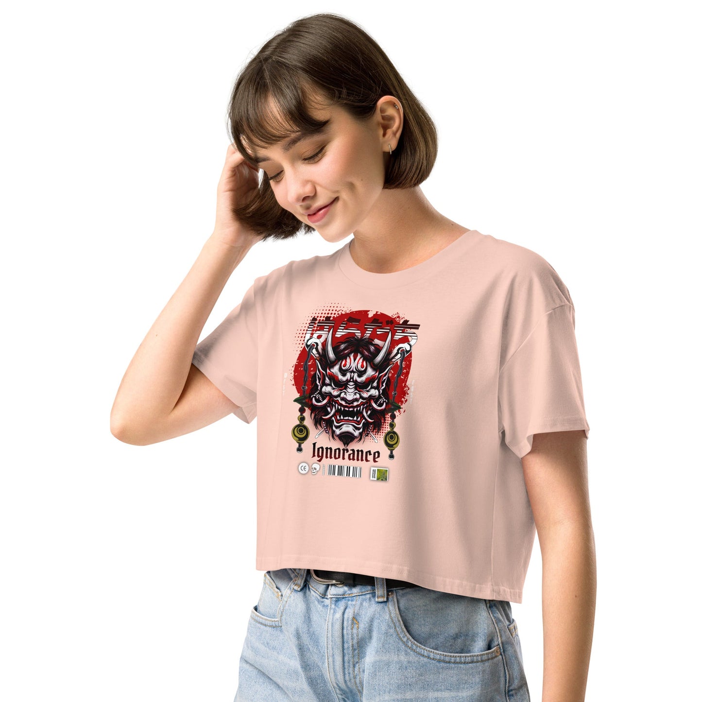 Ignorance Women’s crop top - Elevaleaf - 