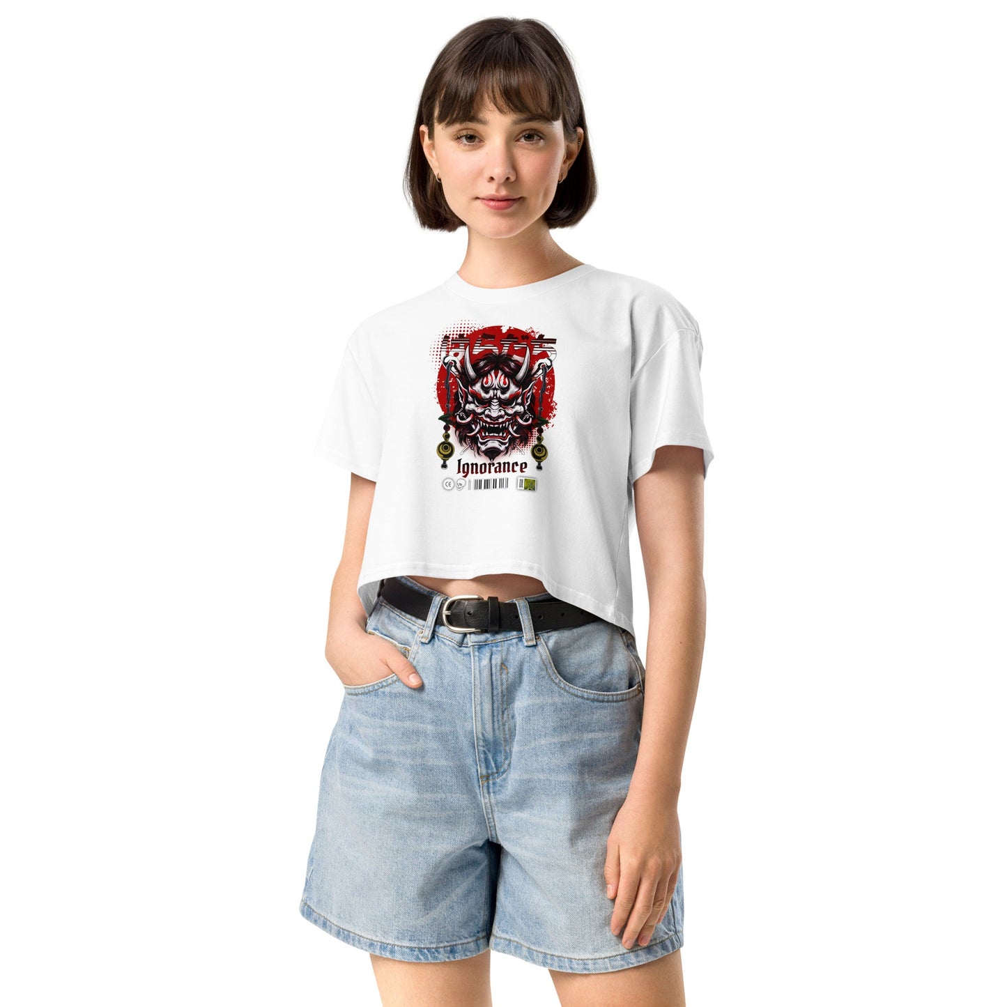 Ignorance Women’s crop top - Elevaleaf - 