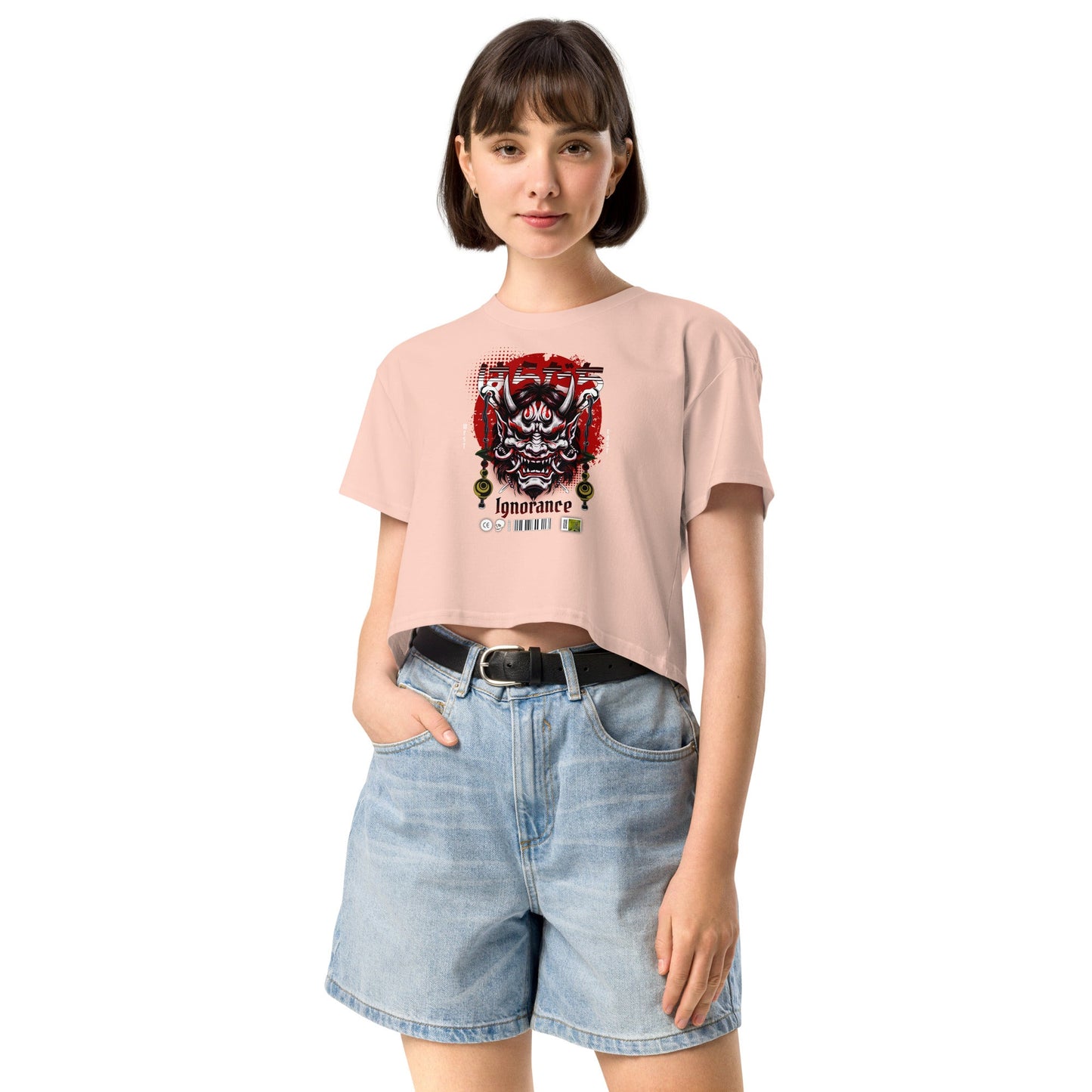 Ignorance Women’s crop top - Elevaleaf - 