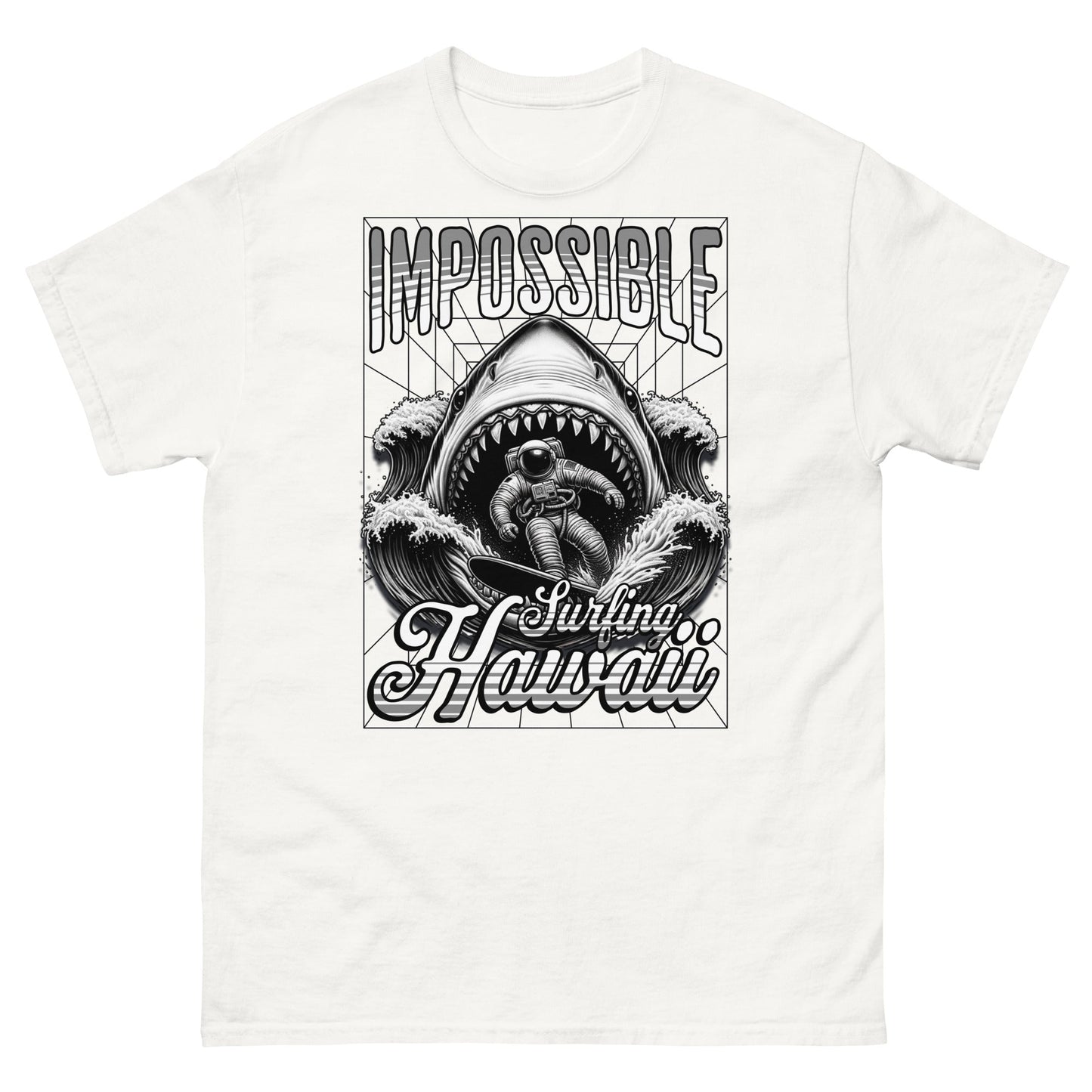 impossible surfing Men's classic tee - Elevaleaf -