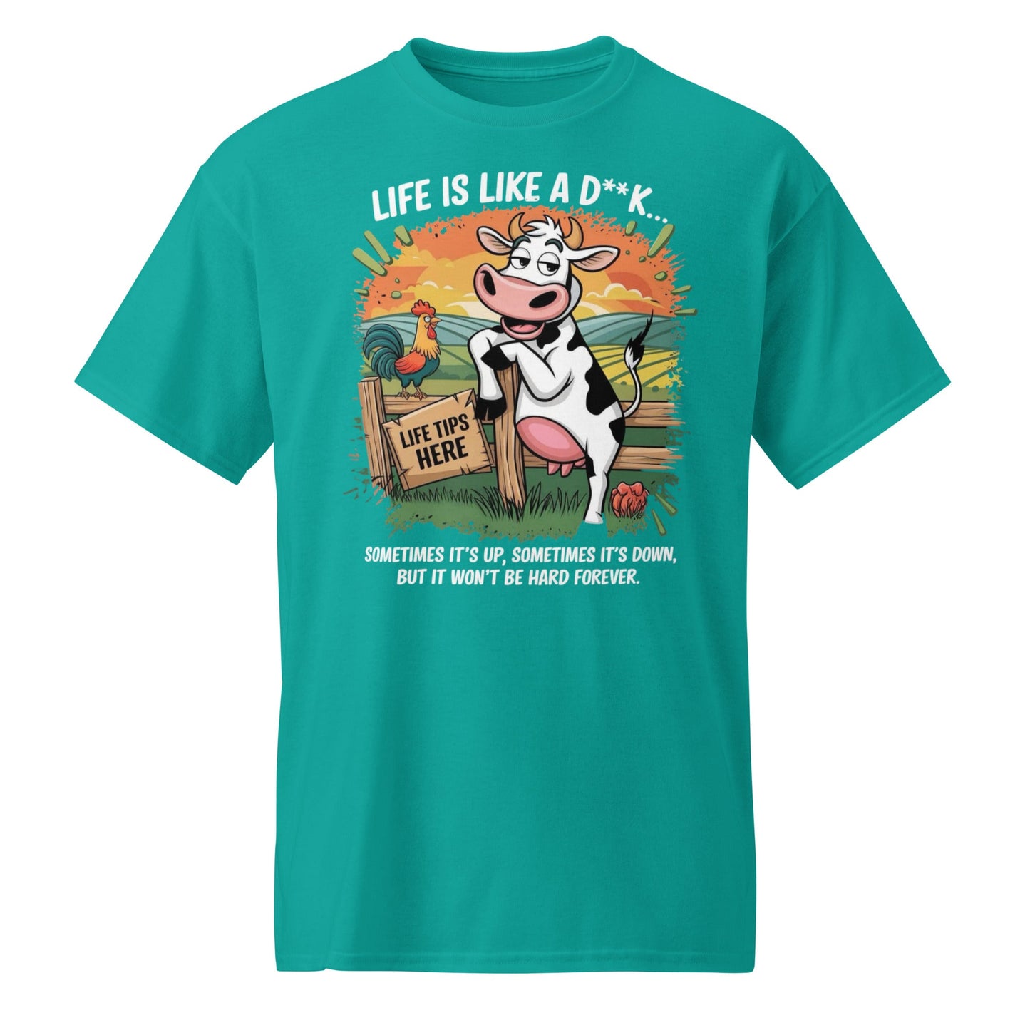Life cow T-Shirt - Elevaleaf - 