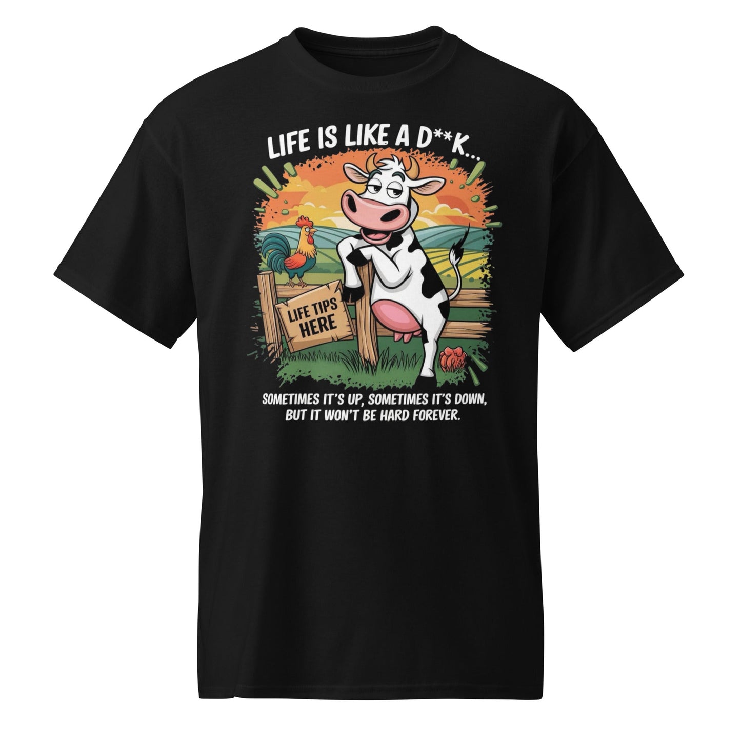 Life cow T-Shirt - Elevaleaf - 