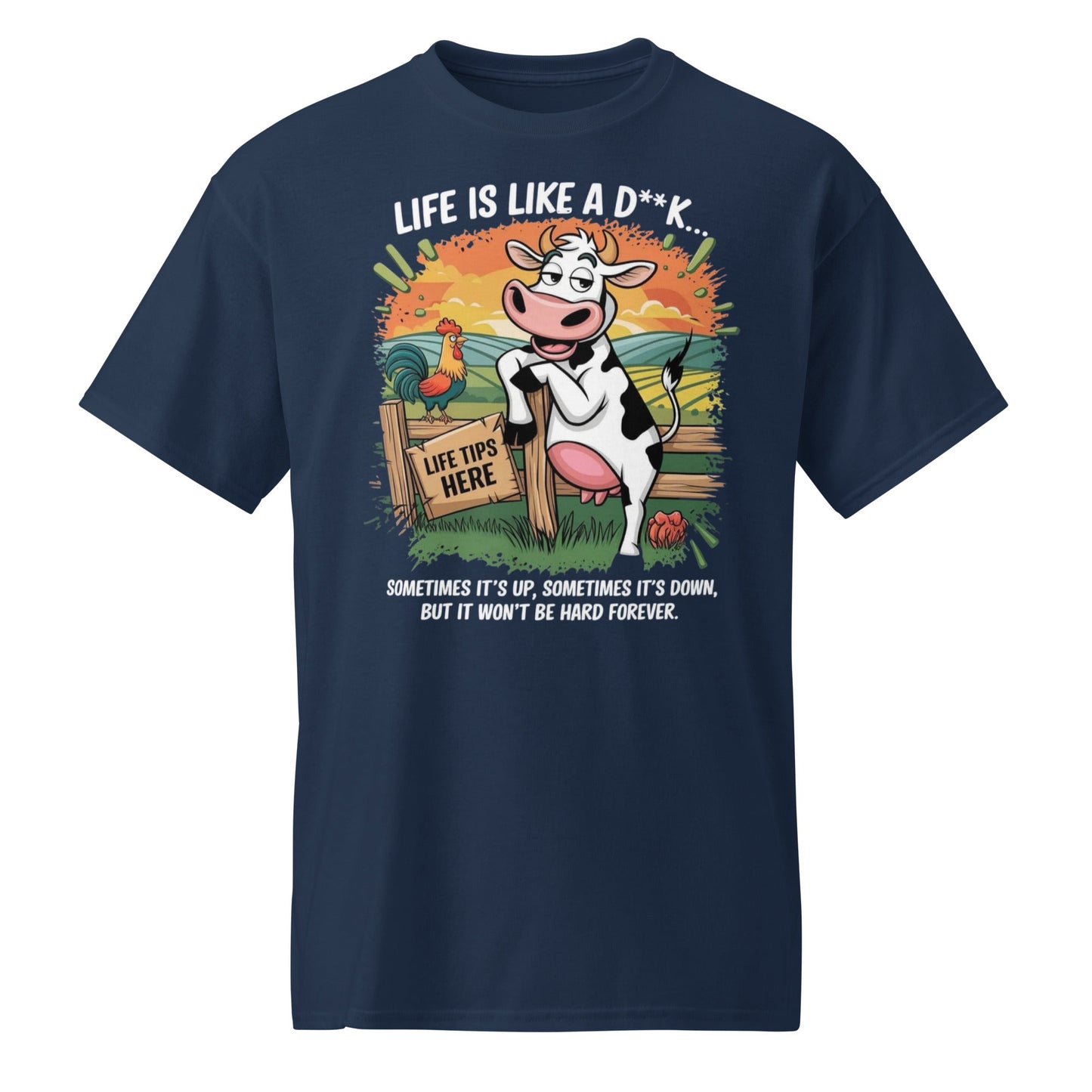 Life cow T-Shirt - Elevaleaf - 