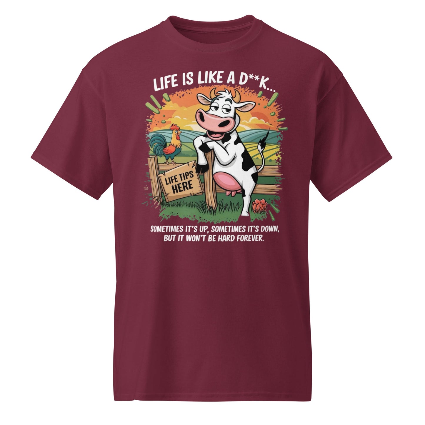 Life cow T-Shirt - Elevaleaf - 