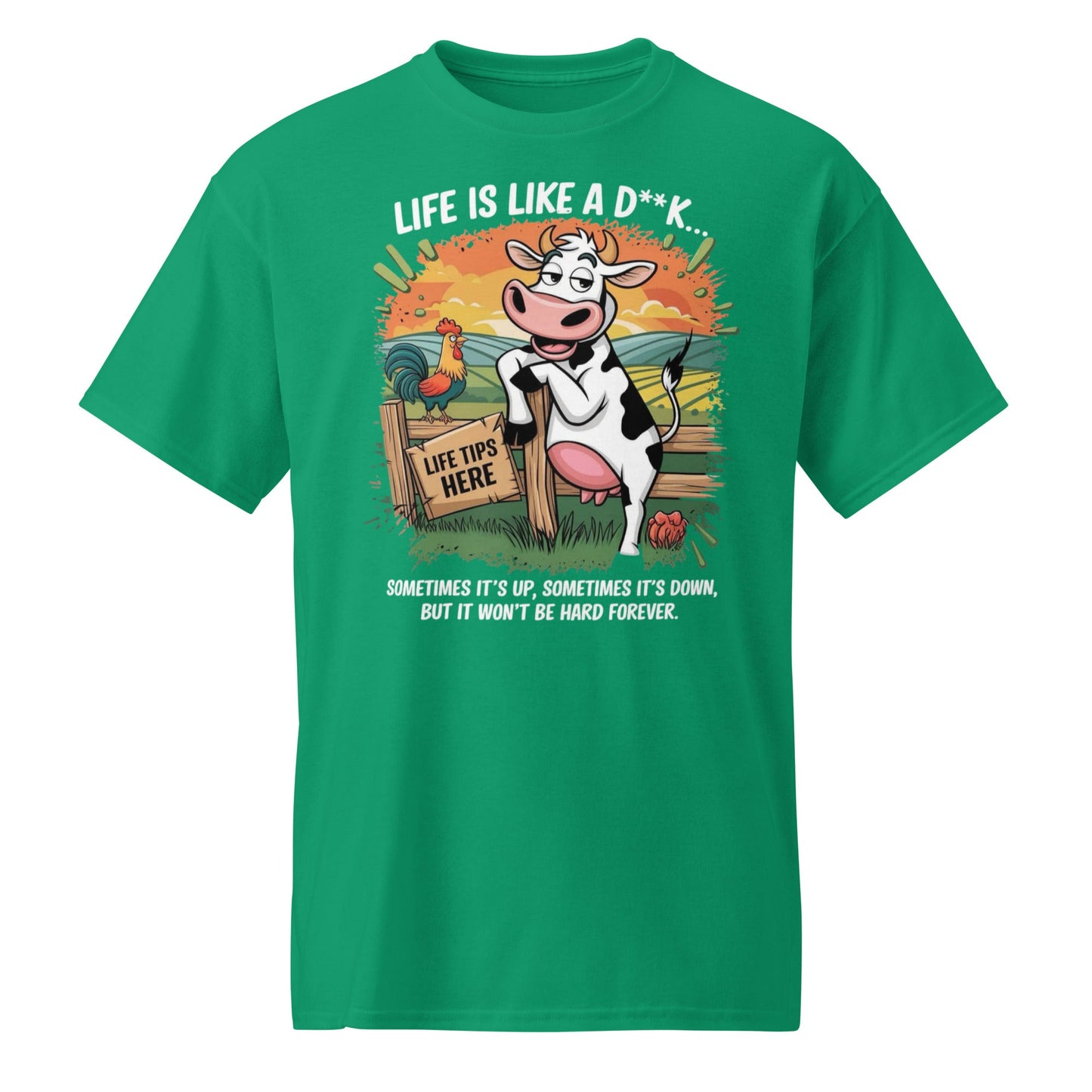 Life cow T-Shirt - Elevaleaf - 