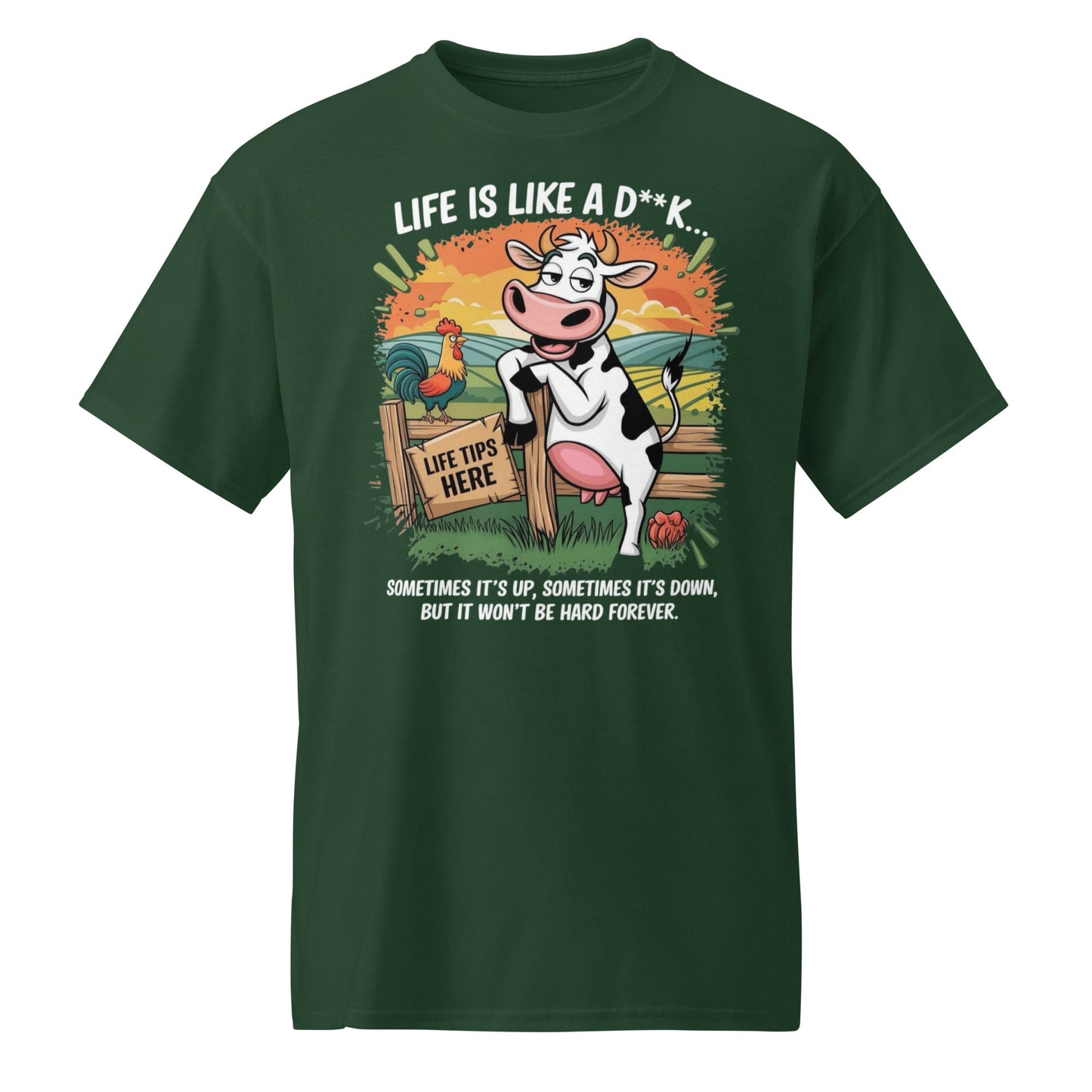 Life cow T-Shirt - Elevaleaf - 