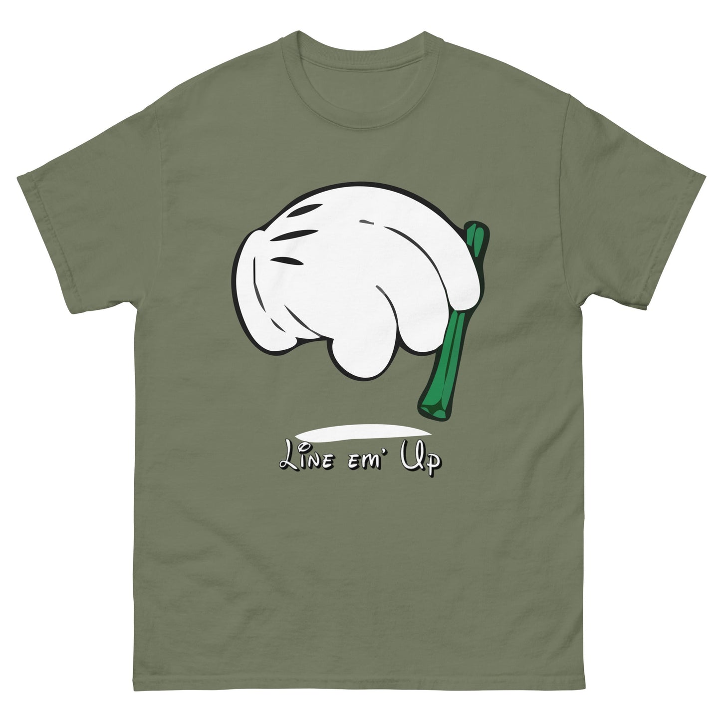 Line em Up Men's classic tee - Elevaleaf - 