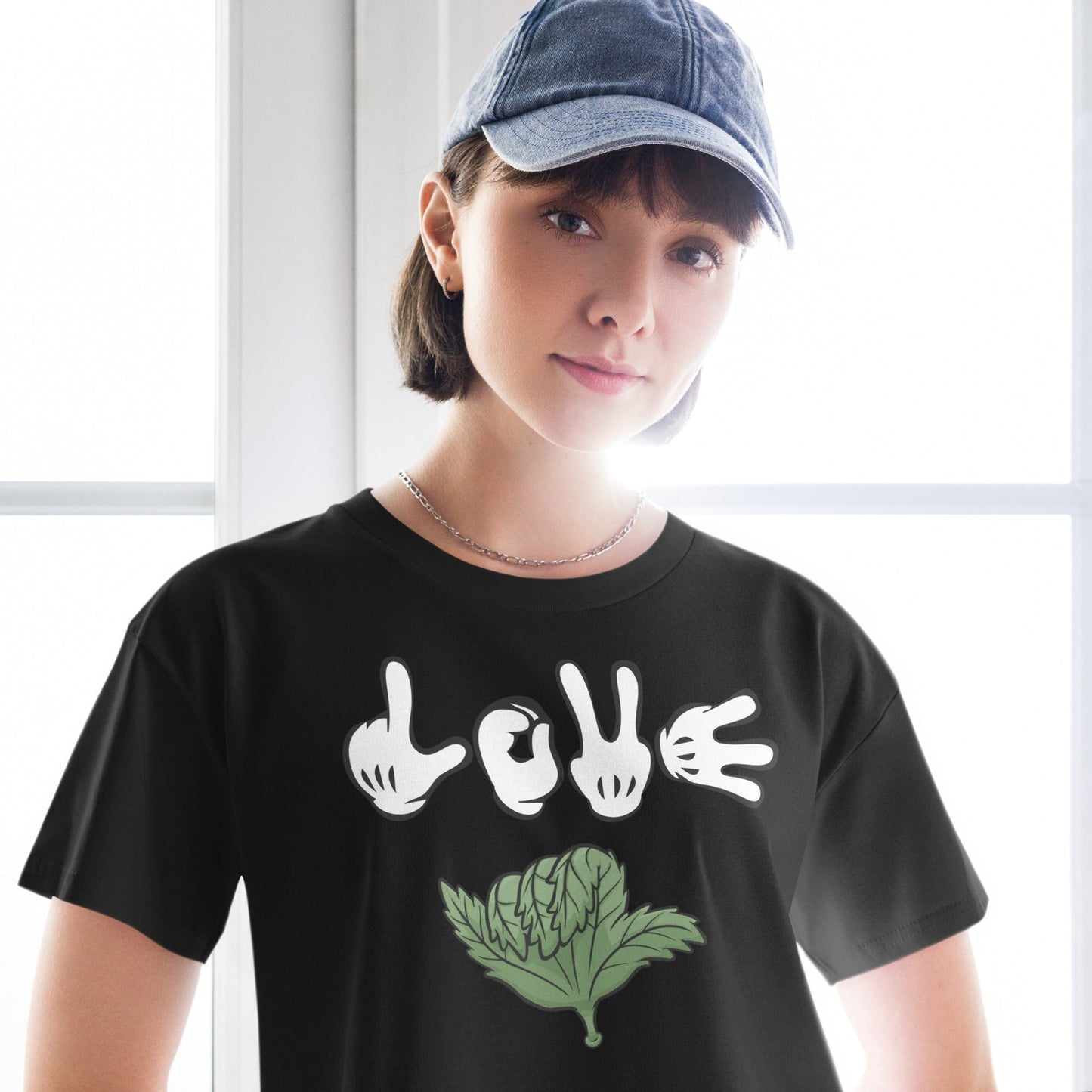 Love Weed Women’s crop top - Elevaleaf - 