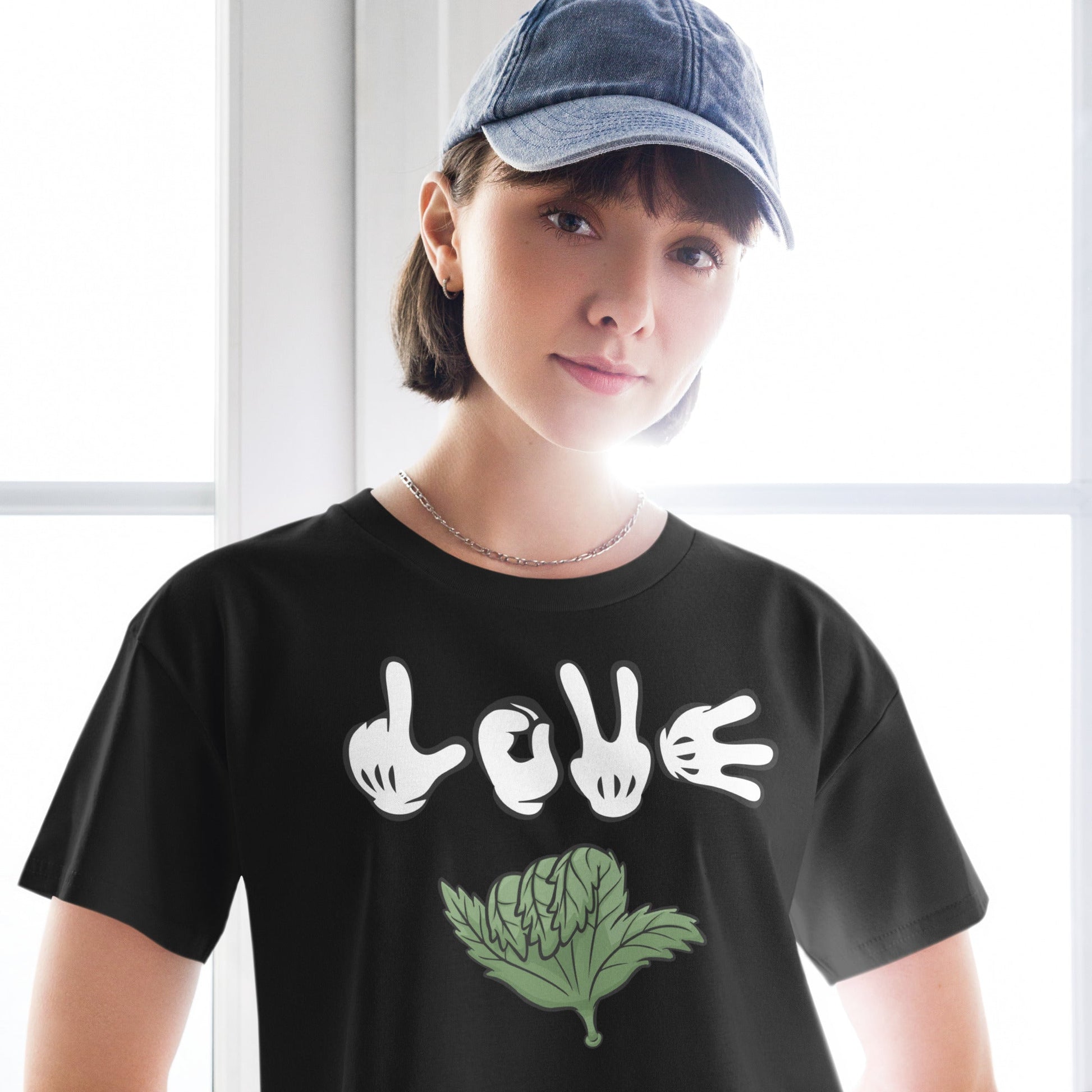 Love Weed Women’s crop top - Elevaleaf - 