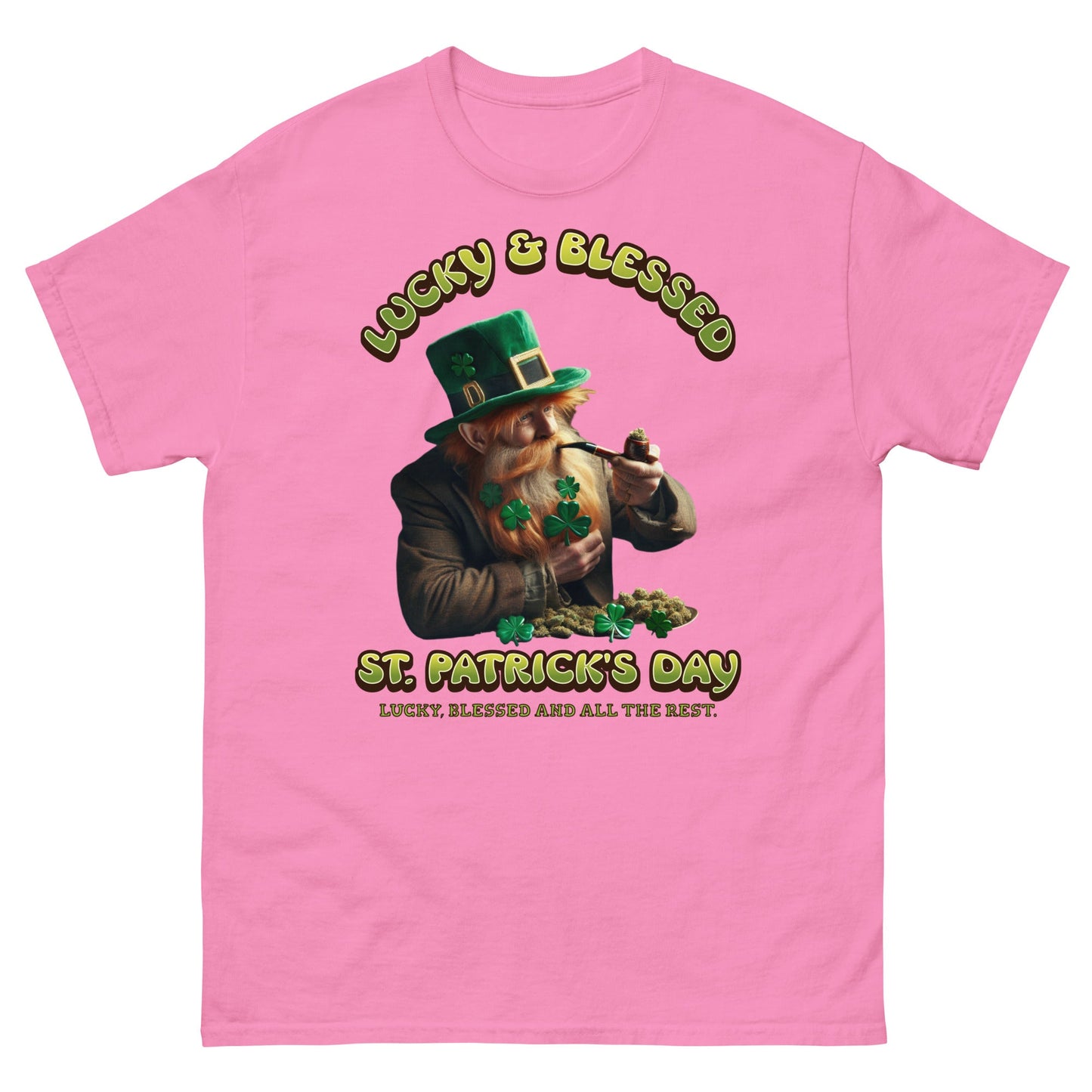 Lucky and Blessed Men's classic tee - Elevaleaf -