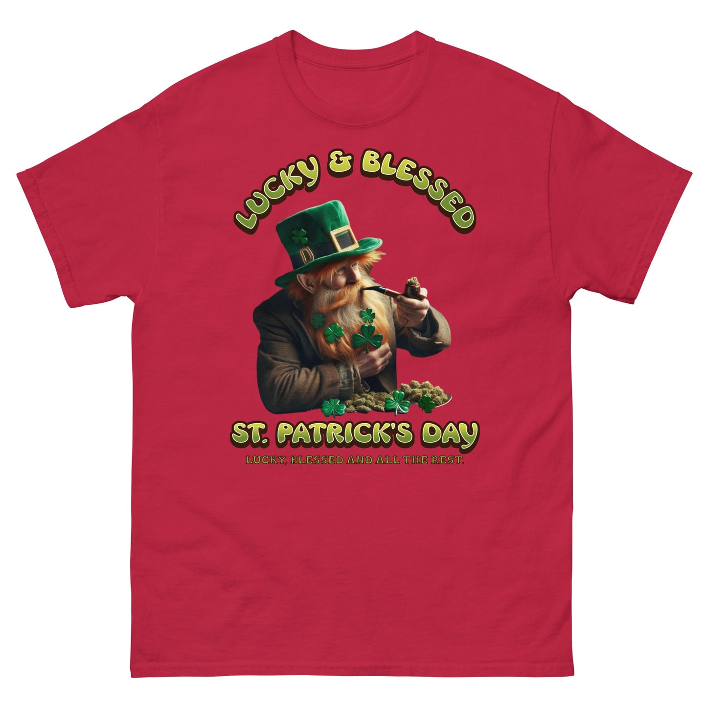 Lucky and Blessed Men's classic tee - Elevaleaf -