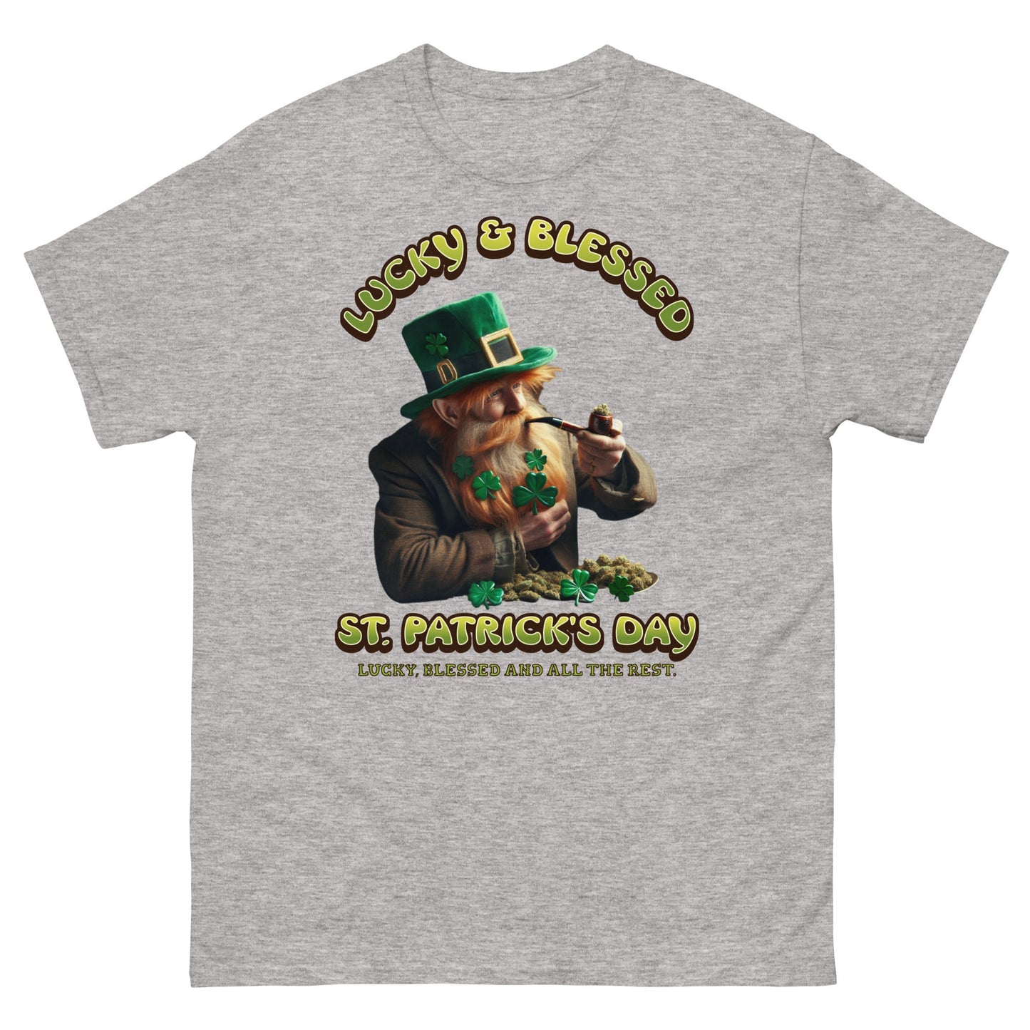 Lucky and Blessed Men's classic tee - Elevaleaf -