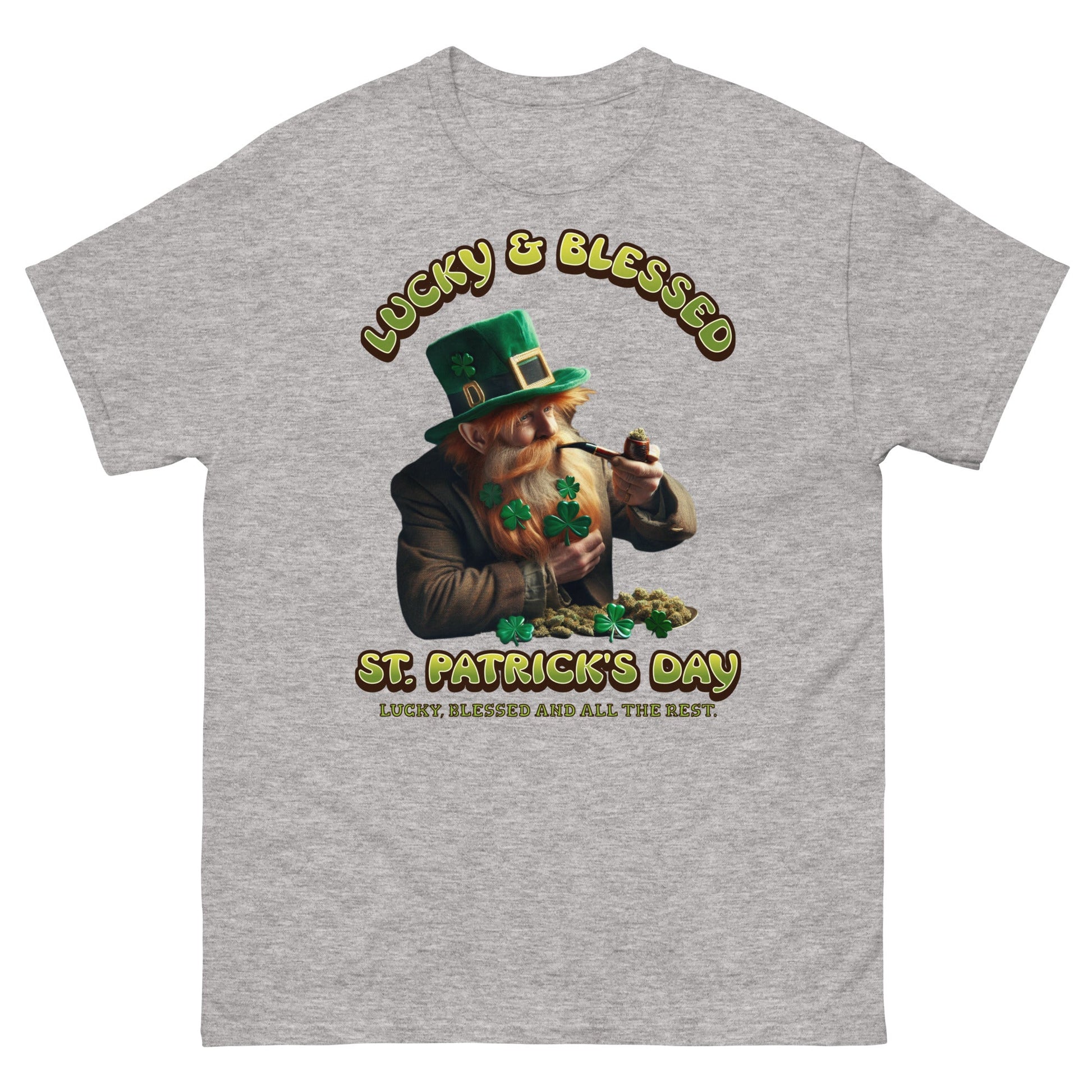 Lucky and Blessed Men's classic tee - Elevaleaf -