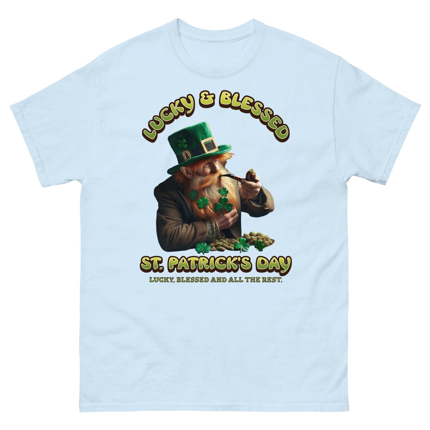 Lucky and Blessed Men's classic tee - Elevaleaf -