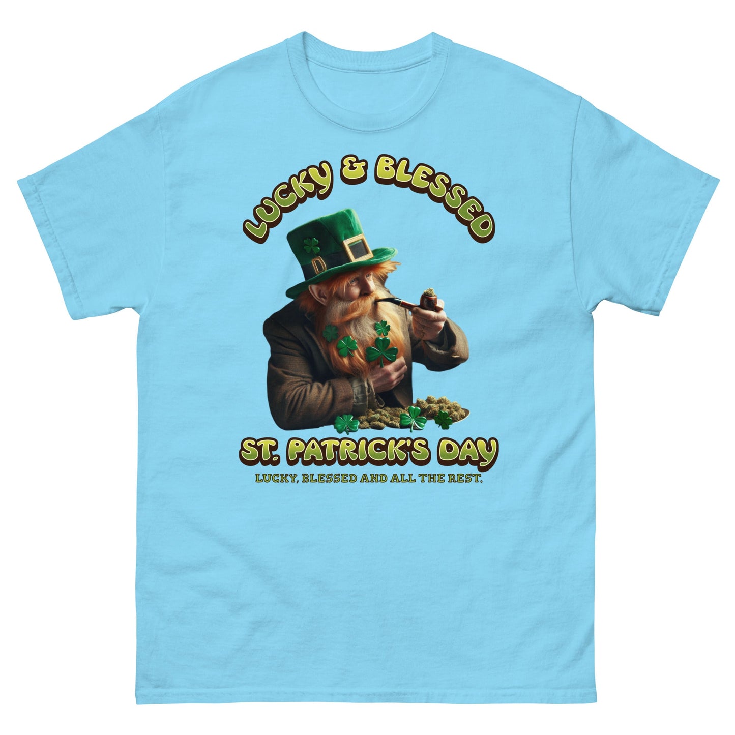 Lucky and Blessed Men's classic tee - Elevaleaf -
