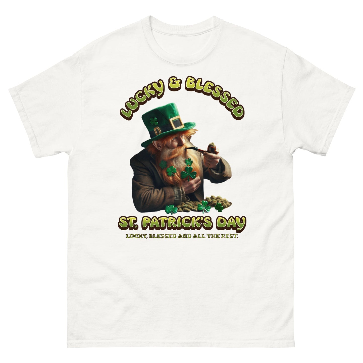 Lucky and Blessed Men's classic tee - Elevaleaf -