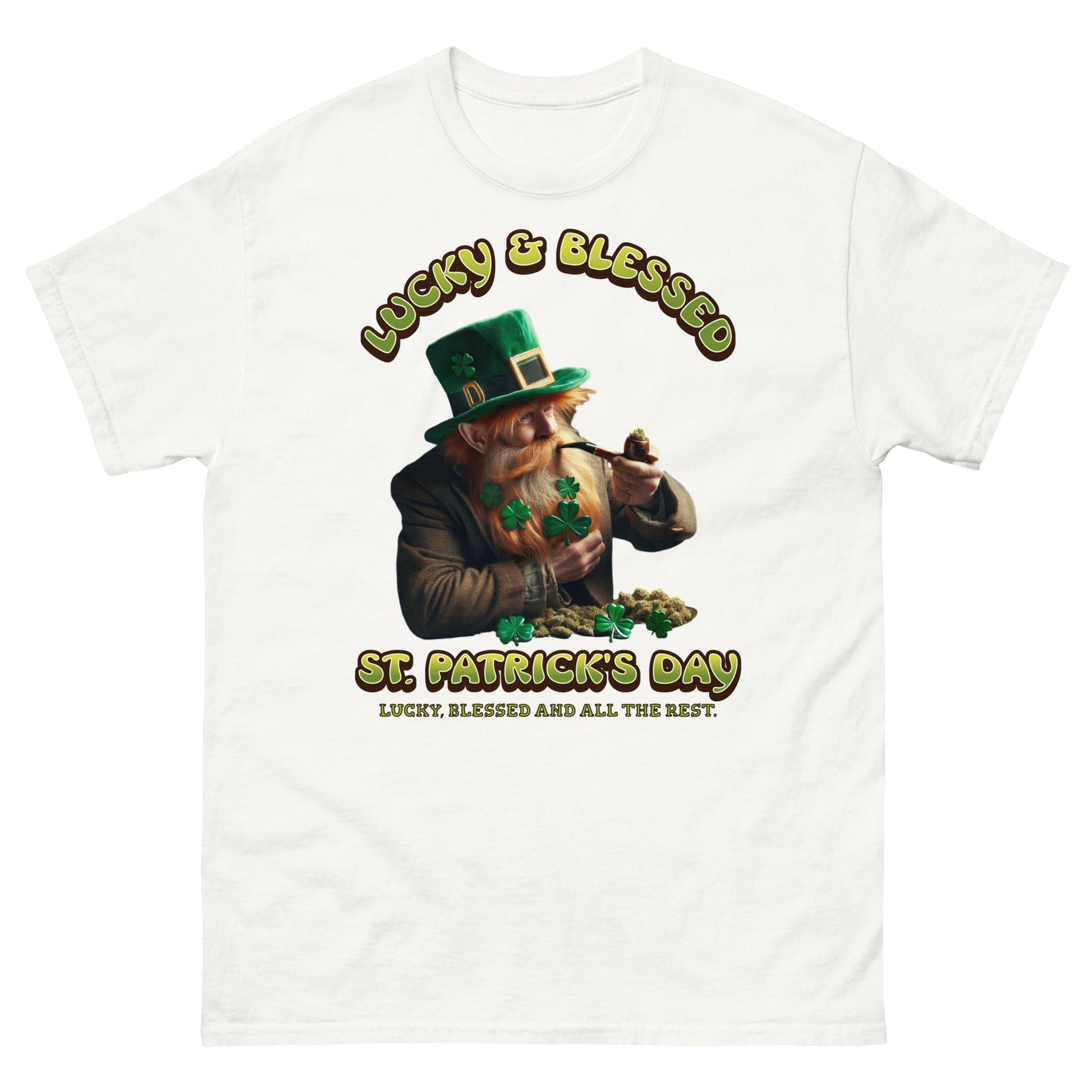 Lucky and Blessed Men's classic tee - Elevaleaf -