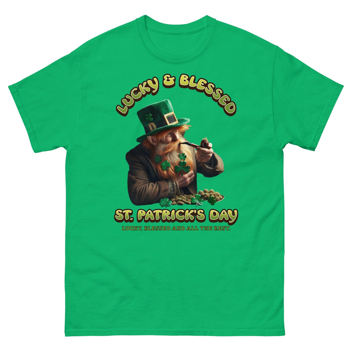 Lucky and Blessed Men's classic tee - Elevaleaf -