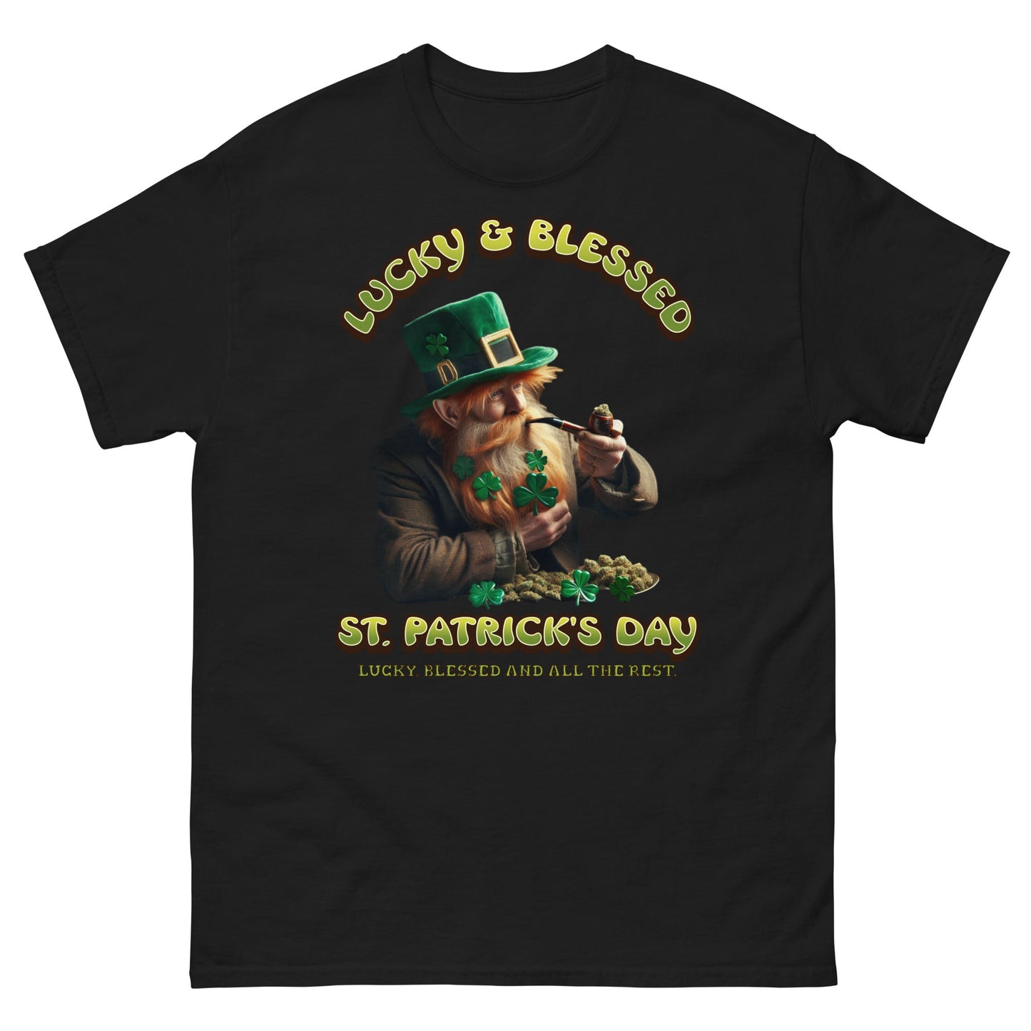 Lucky and Blessed Men's classic tee - Elevaleaf -