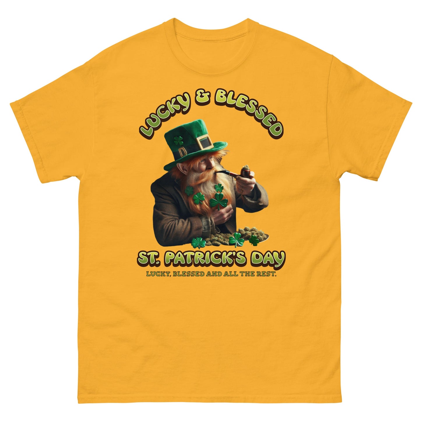 Lucky and Blessed Men's classic tee - Elevaleaf -