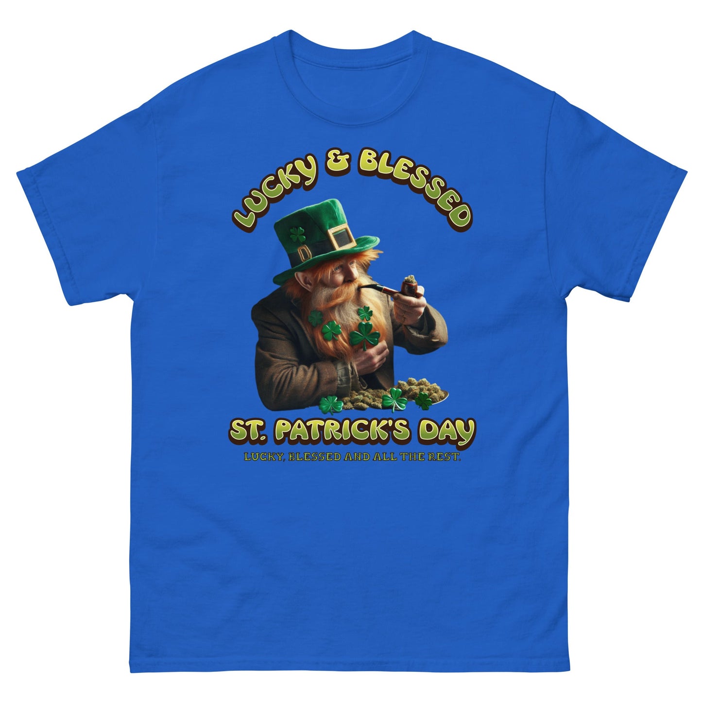 Lucky and Blessed Men's classic tee - Elevaleaf -