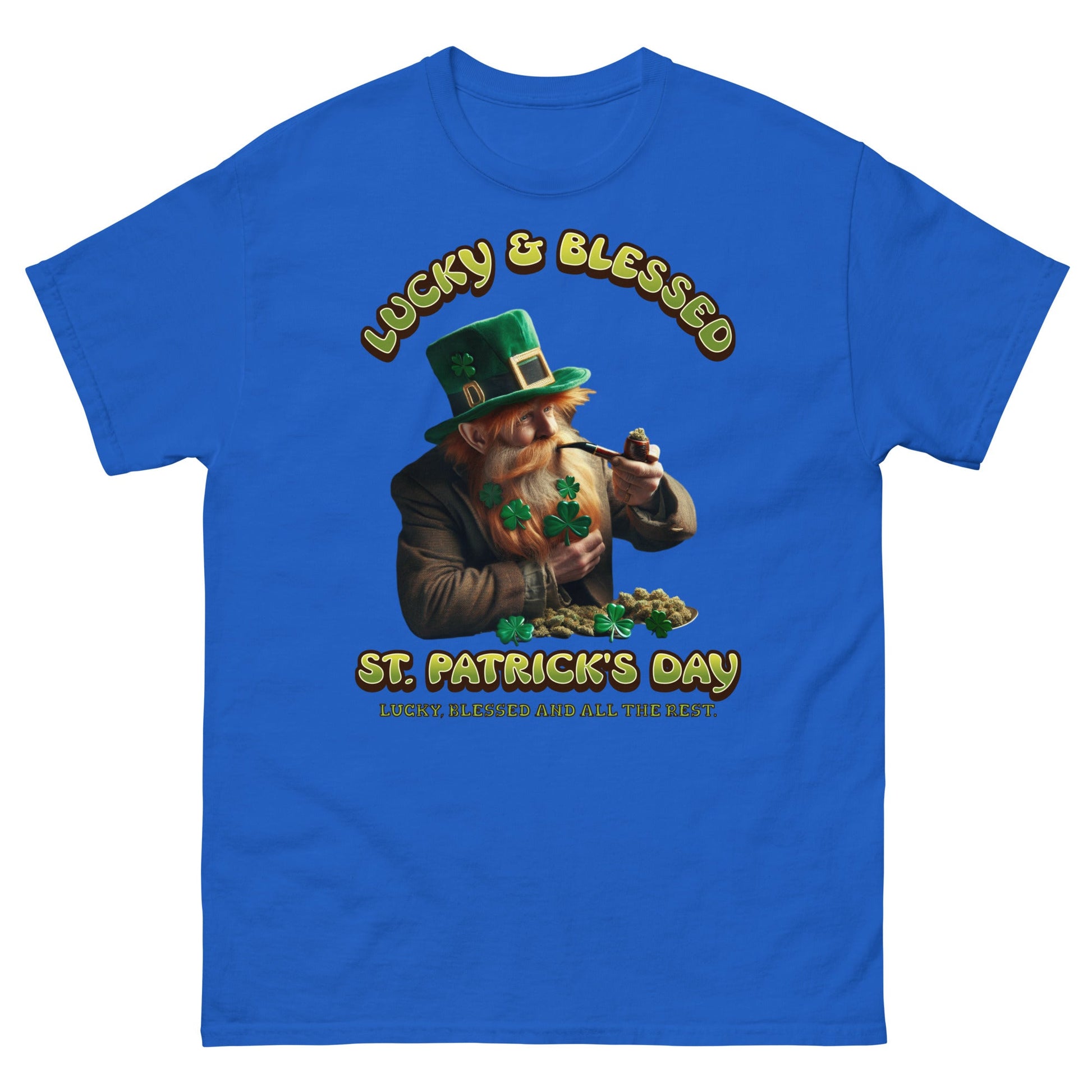 Lucky and Blessed Men's classic tee - Elevaleaf -