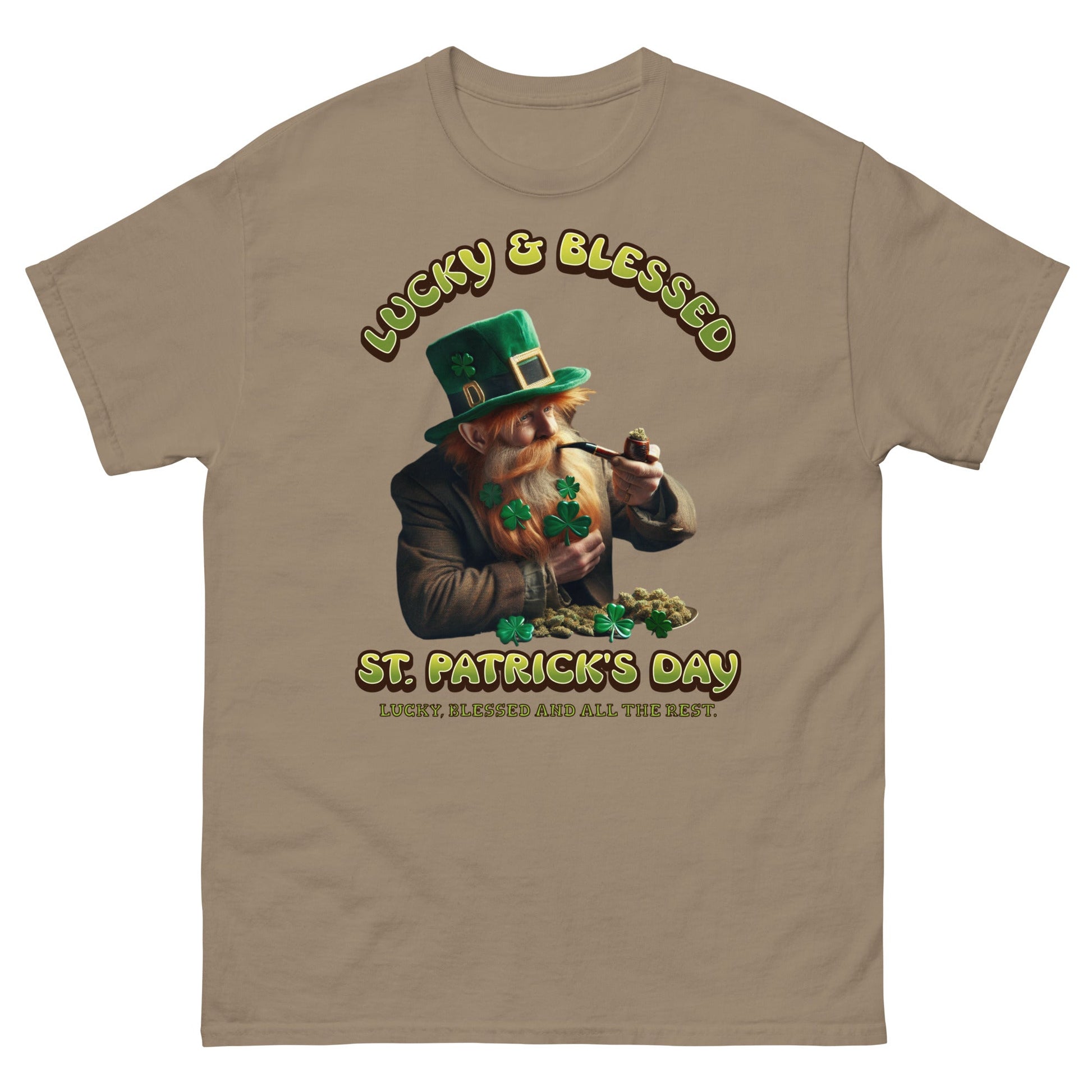 Lucky and Blessed Men's classic tee - Elevaleaf -