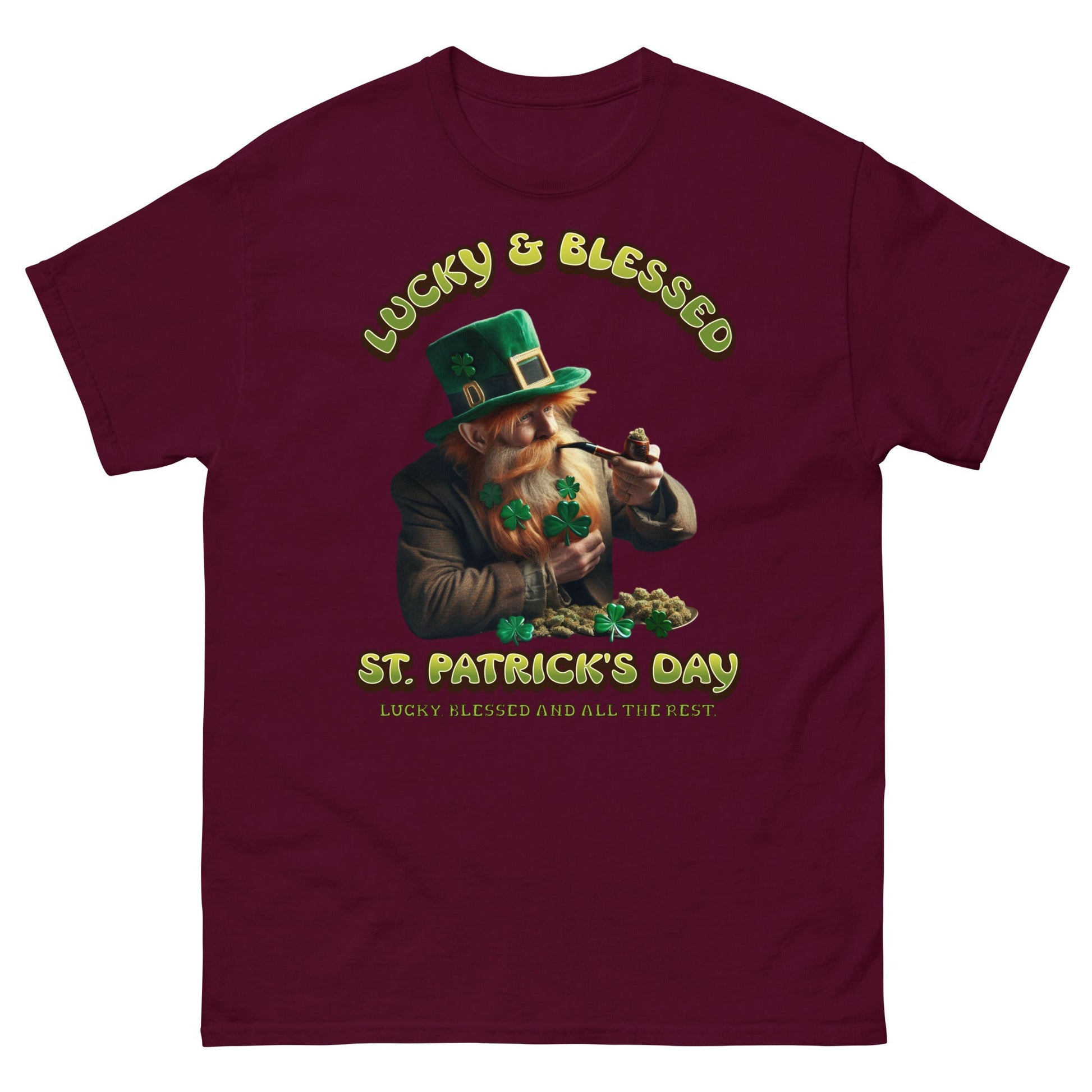 Lucky and Blessed Men's classic tee - Elevaleaf -