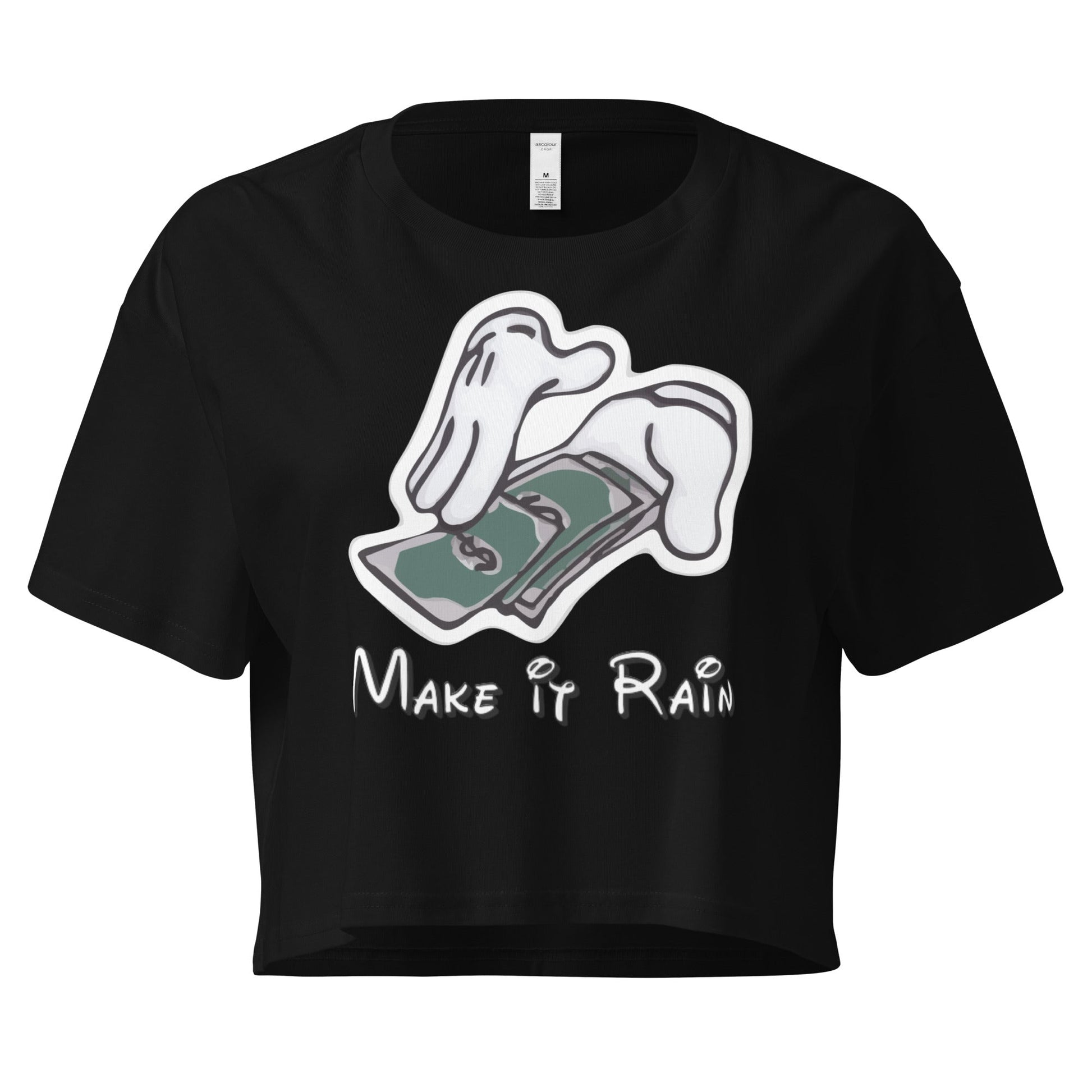 Make it Rain Women’s crop top - Elevaleaf - 