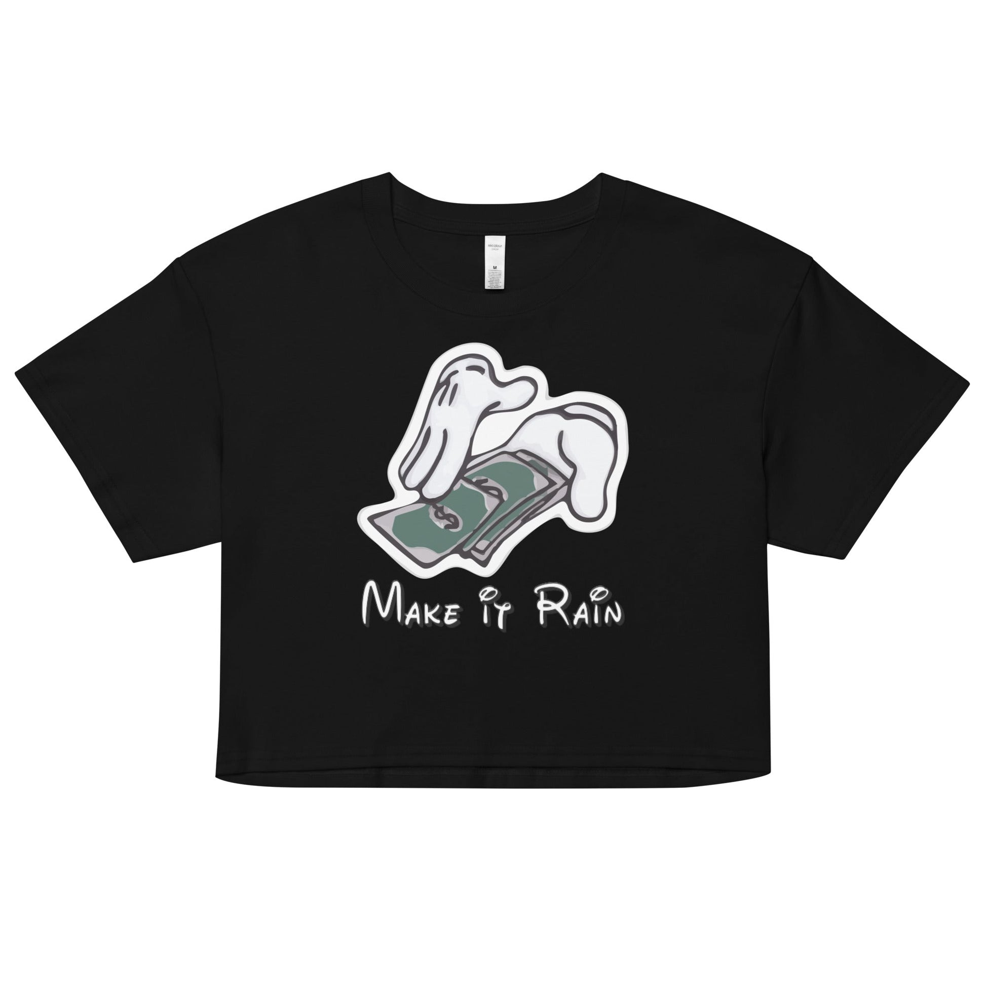 Make it Rain Women’s crop top - Elevaleaf - 