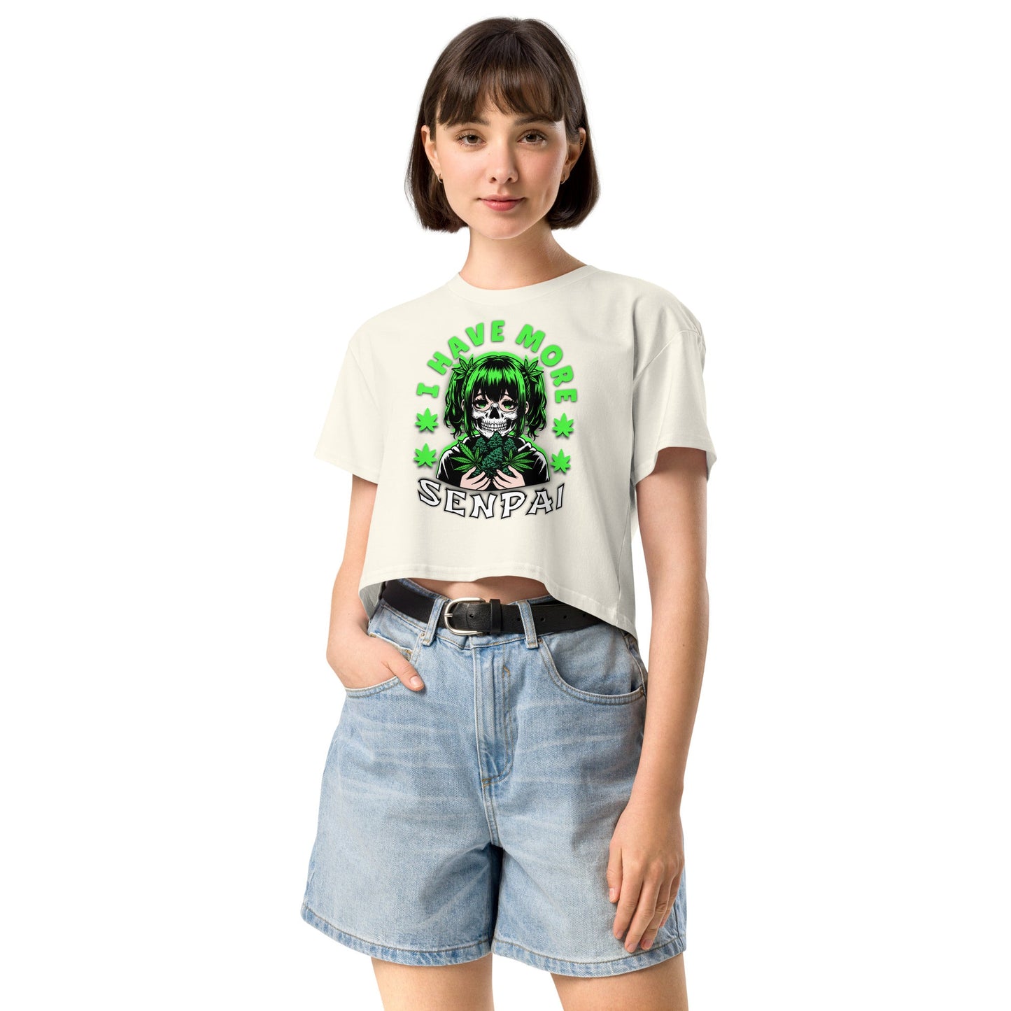 More Senpai Women’s crop top - Elevaleaf - 