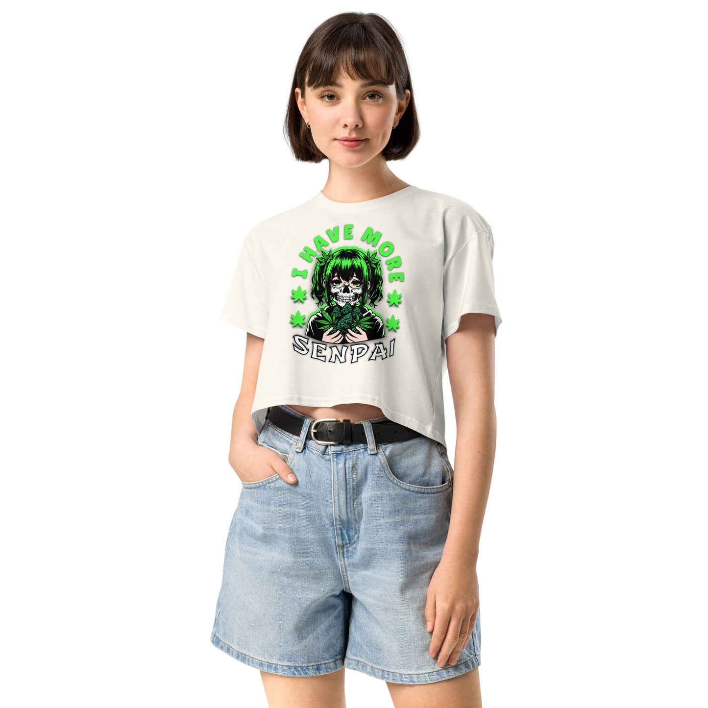 More Senpai Women’s crop top - Elevaleaf - 