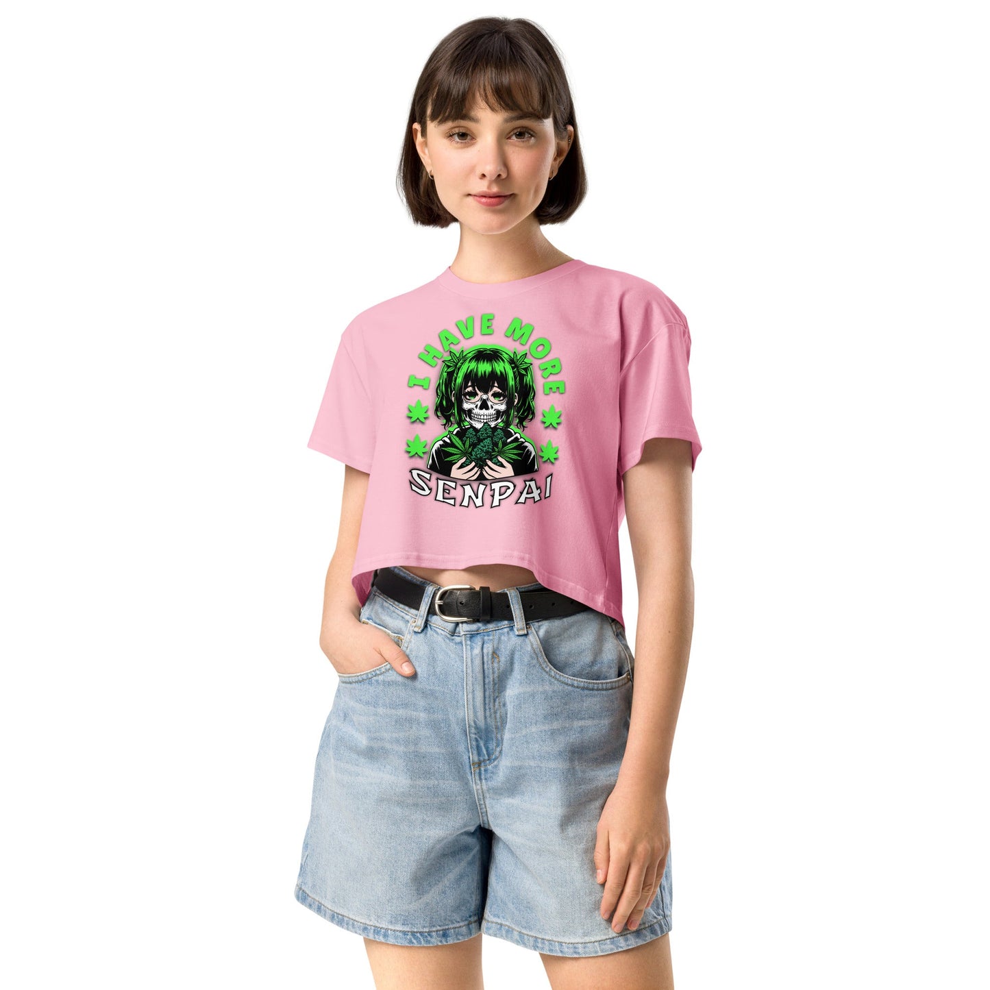 More Senpai Women’s crop top - Elevaleaf - 