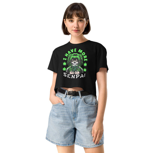 More Senpai Women’s crop top - Elevaleaf - 