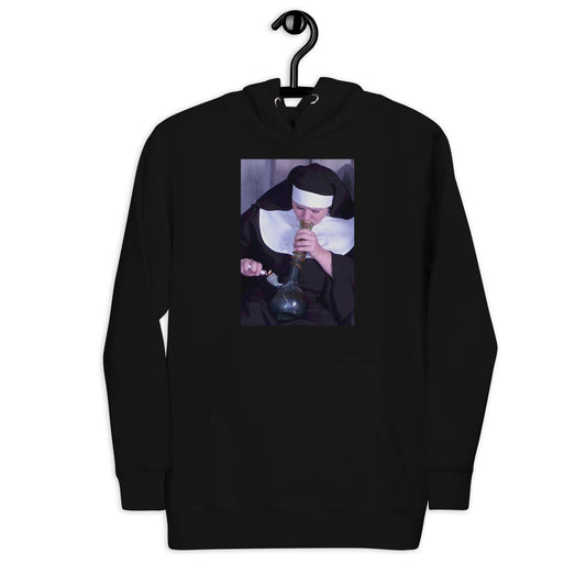 Nun smoking 2 Unisex Hoodie - Elevaleaf -
