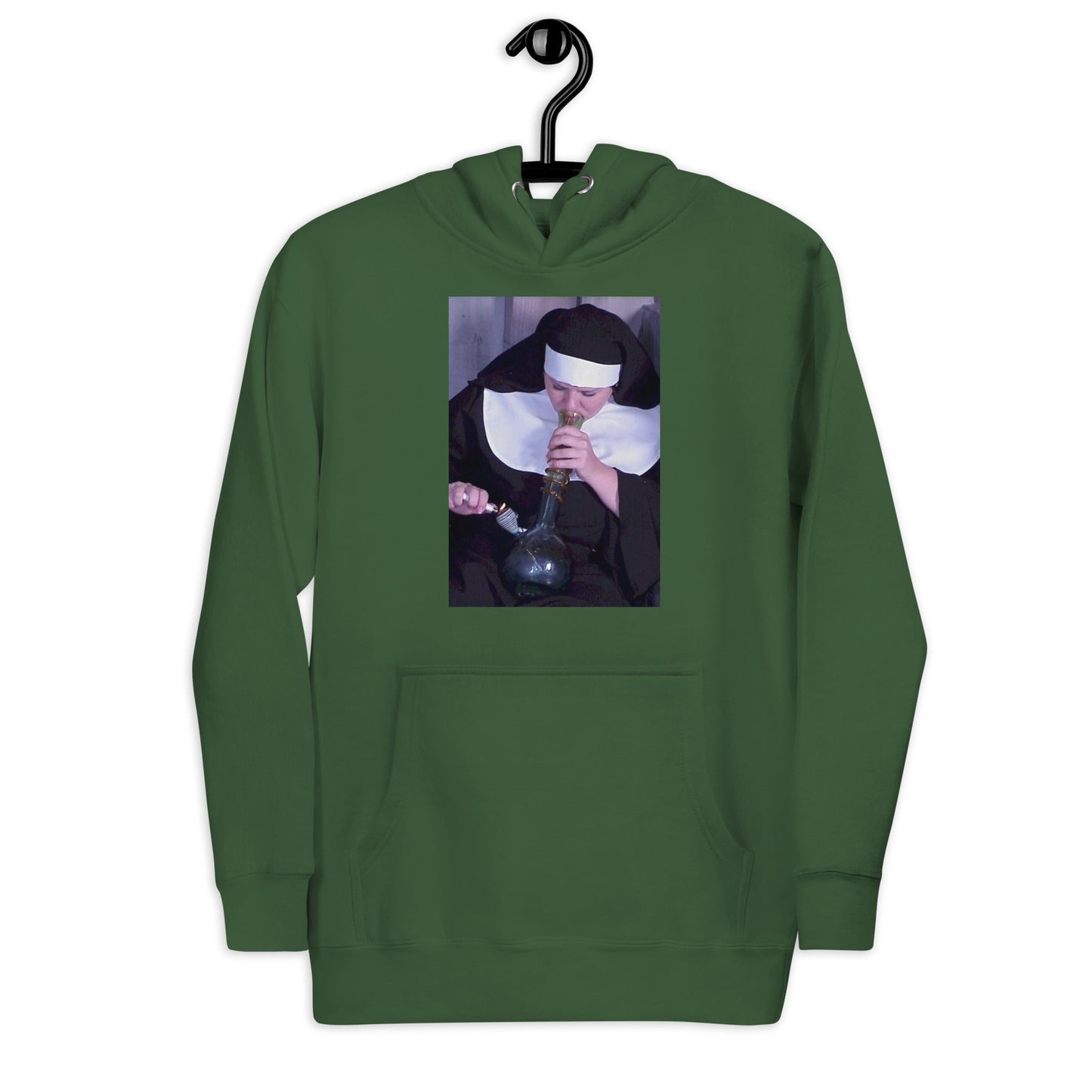 Nun smoking 2 Unisex Hoodie - Elevaleaf -