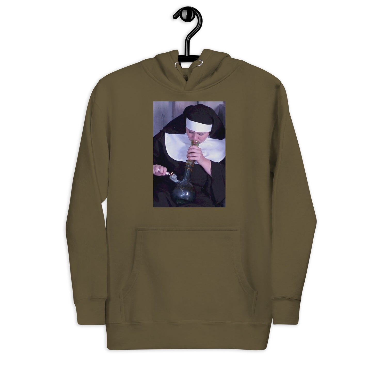 Nun smoking 2 Unisex Hoodie - Elevaleaf -