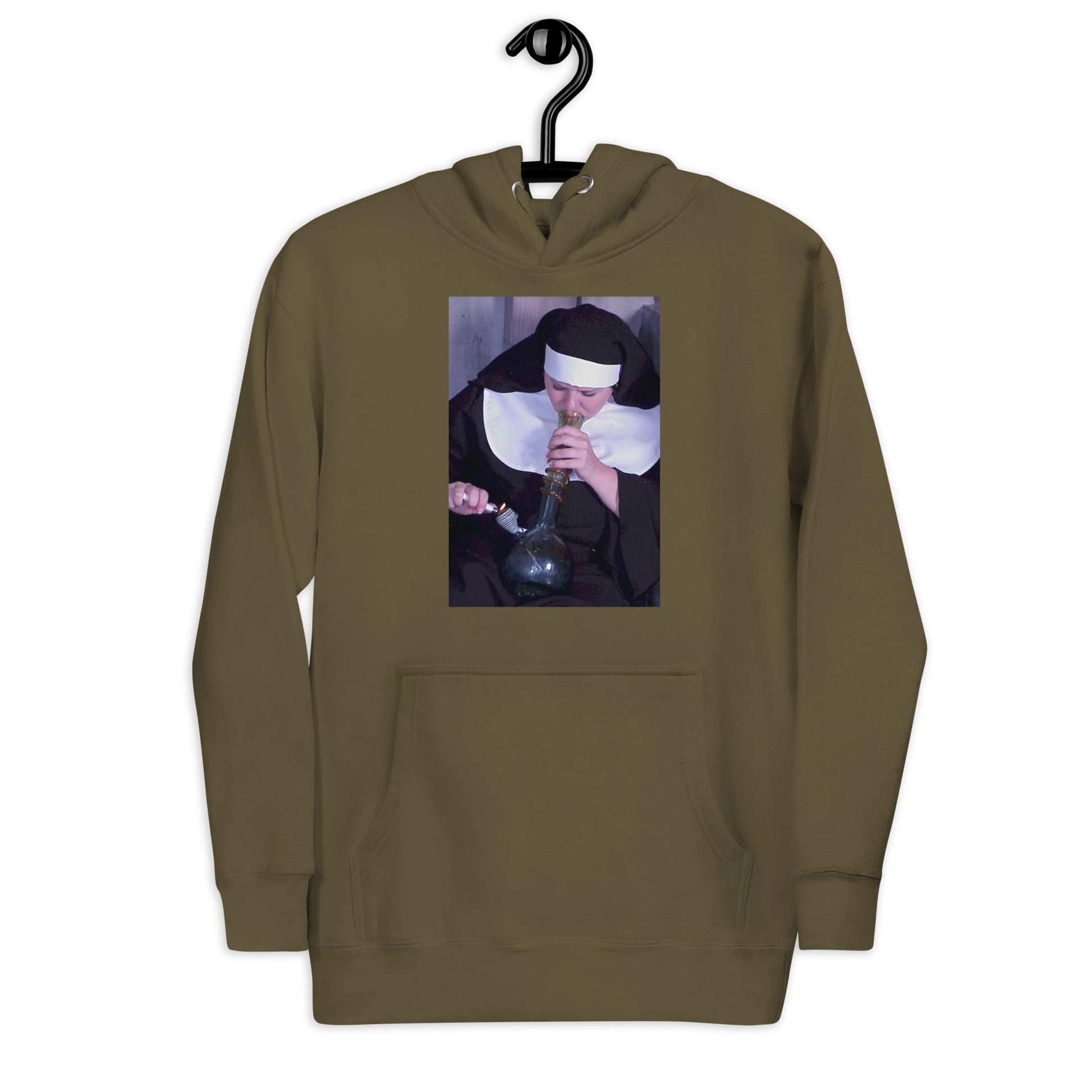 Nun smoking 2 Unisex Hoodie - Elevaleaf -