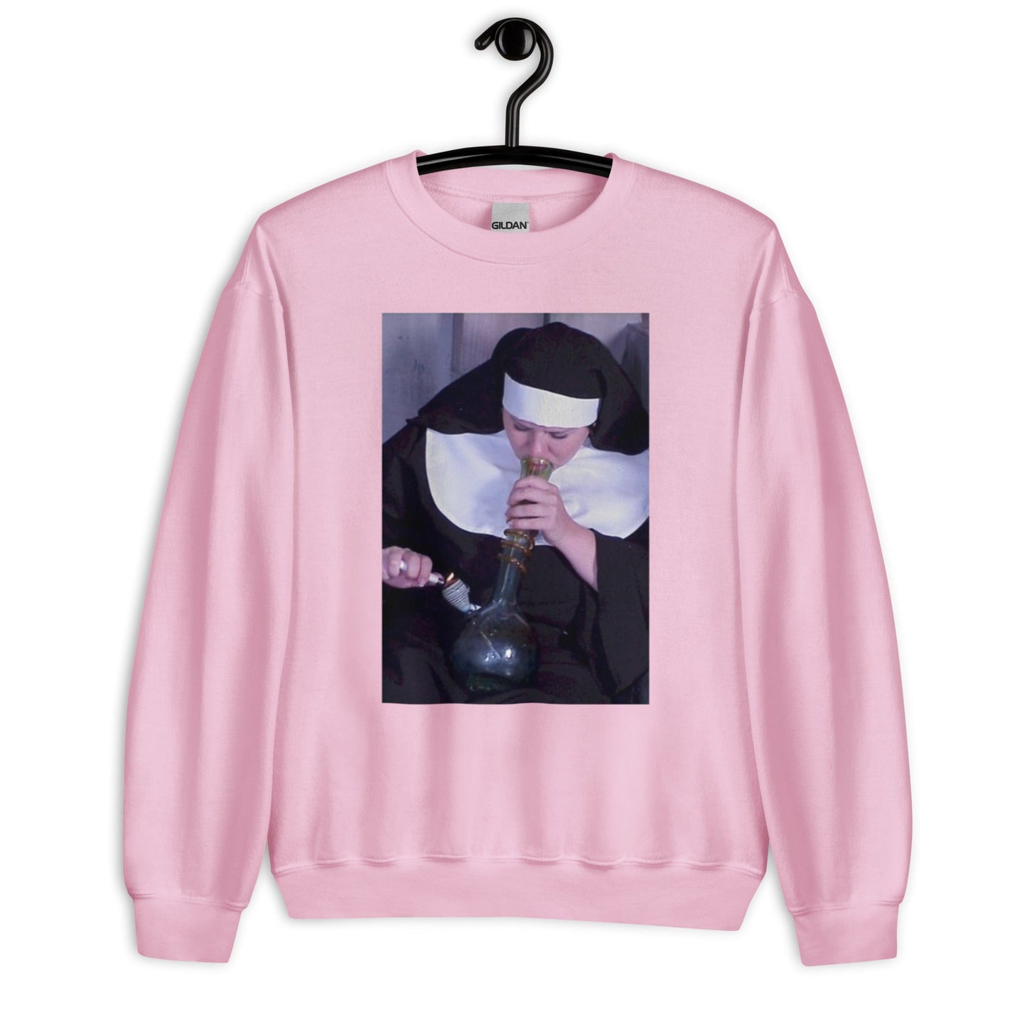 Nun Smoking Unisex Sweatshirt - Elevaleaf -