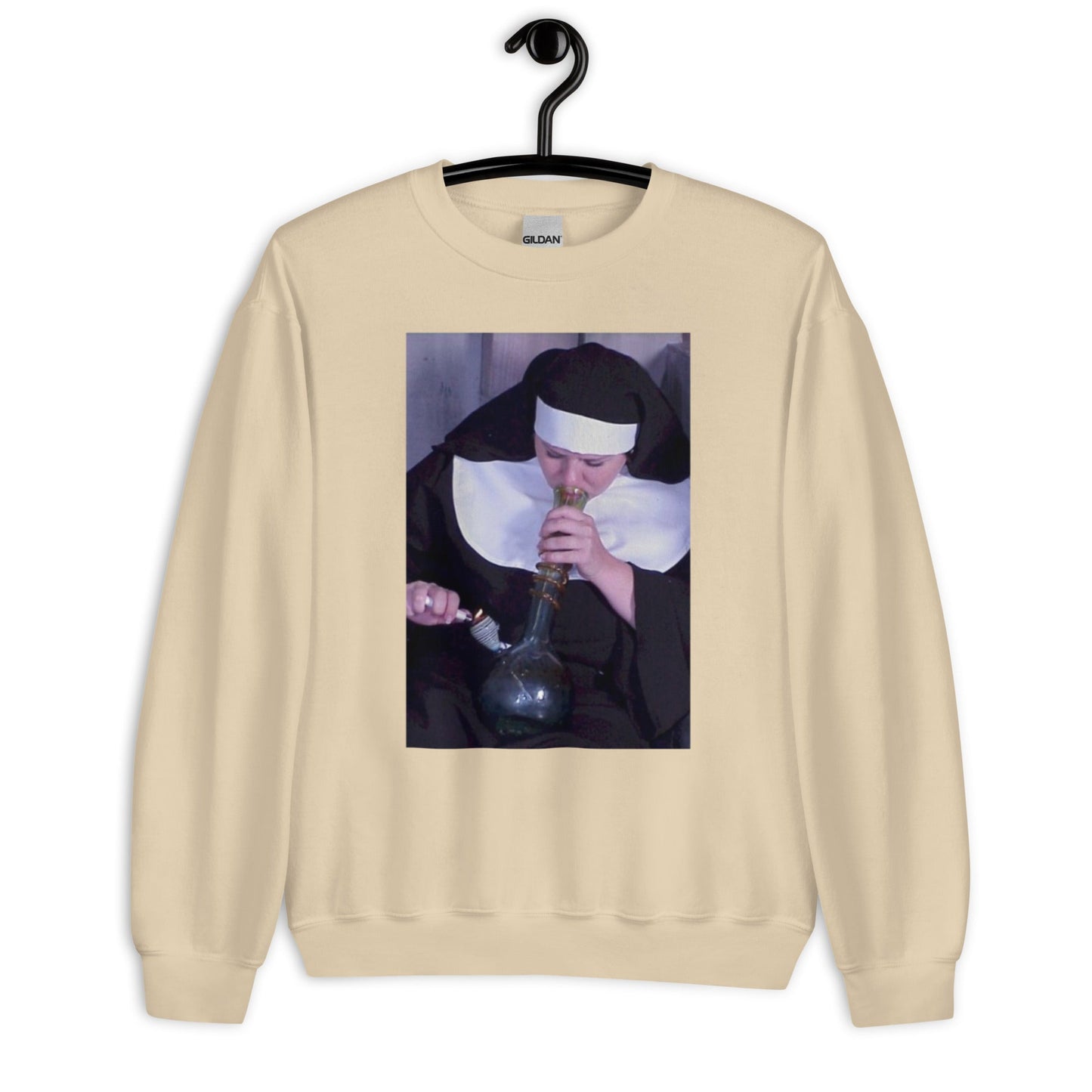 Nun Smoking Unisex Sweatshirt - Elevaleaf -