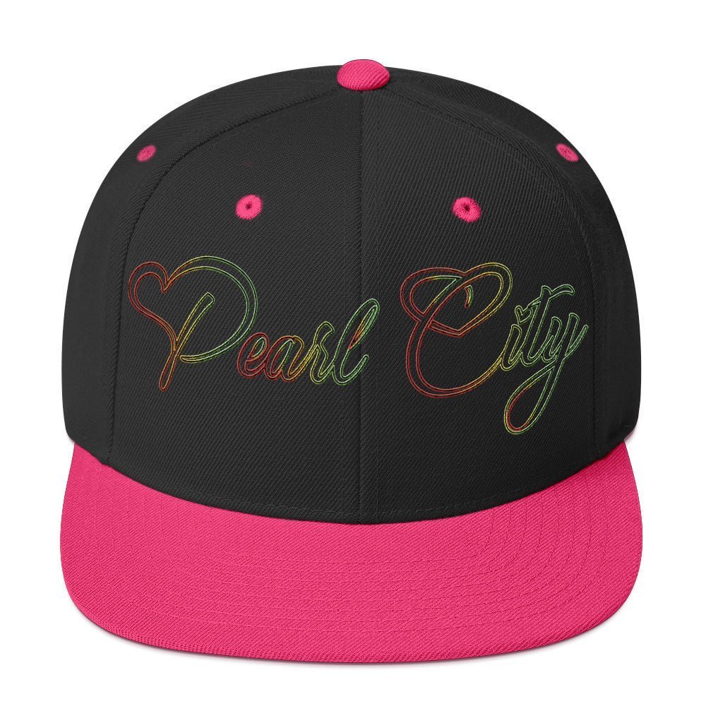 Pearl City Snapback Hat - Elevaleaf - 